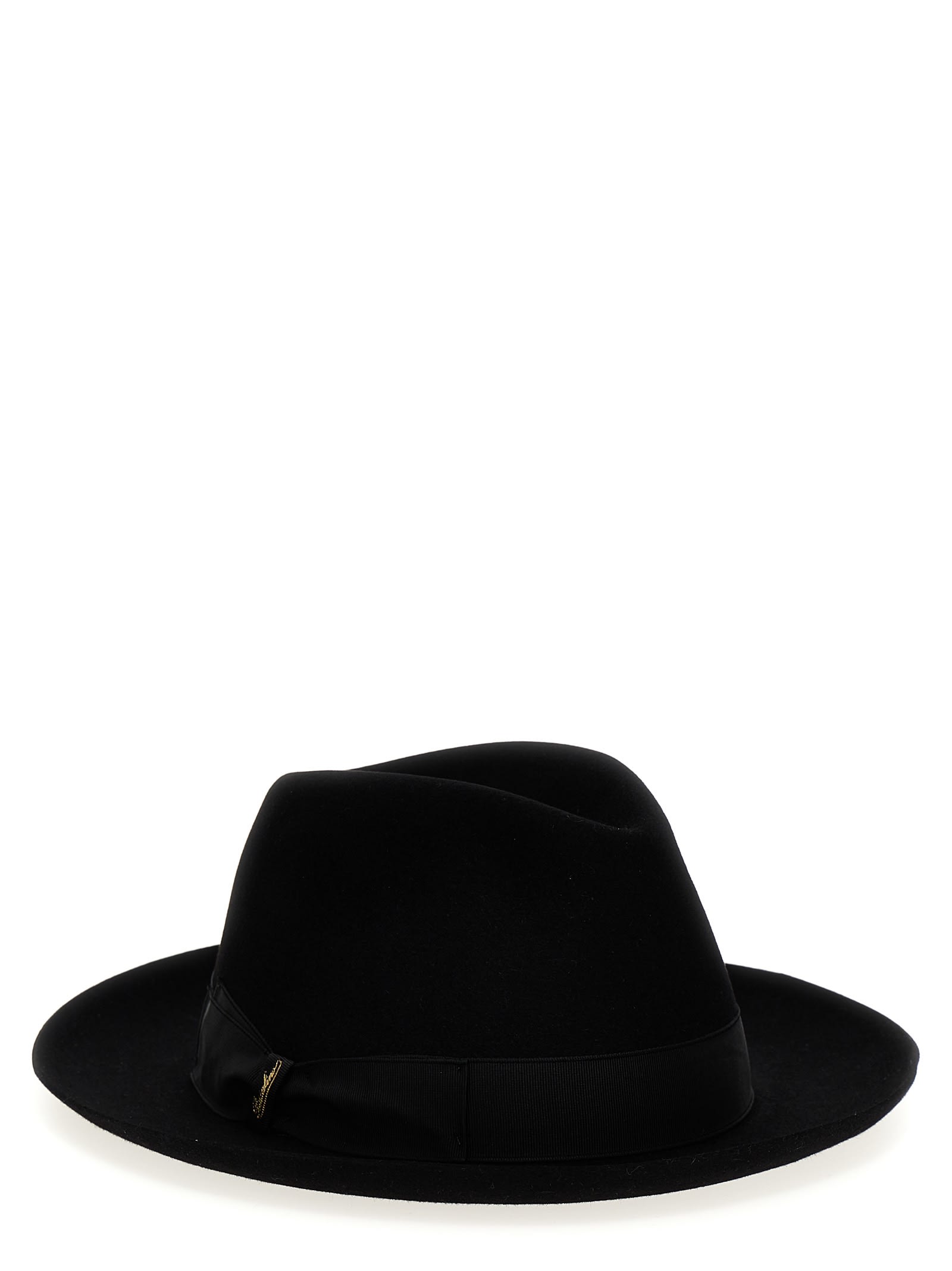 Shop Borsalino Folar Hat In Black