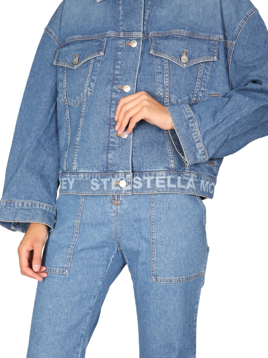 Shop Stella Mccartney Denim Jacket In Blue