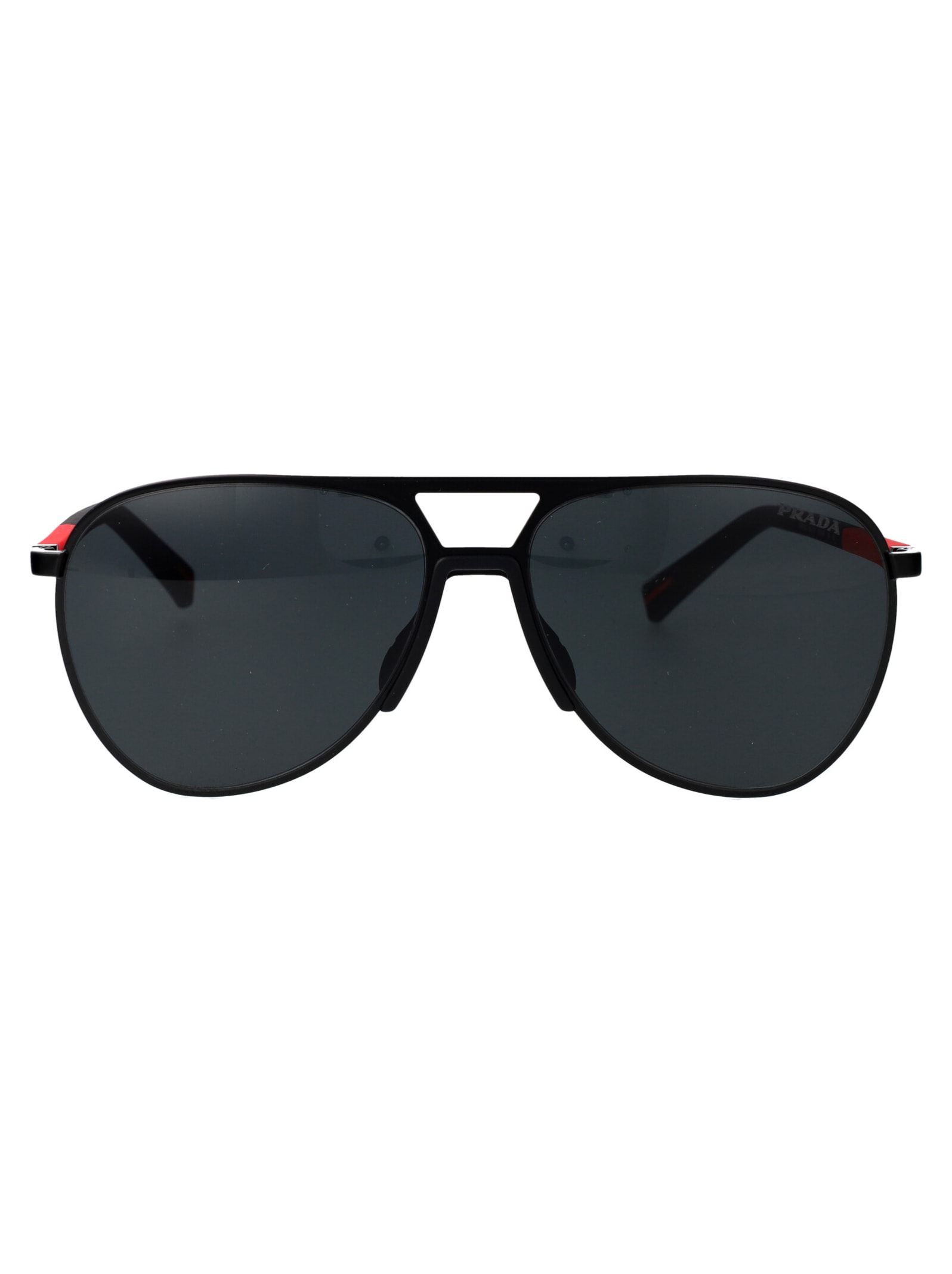 Prada 0ps 53zs Sunglasses In 1bo06f Matte Black