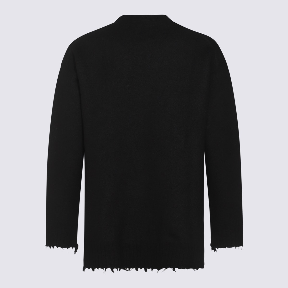 Shop Jil Sander Black Wool Knitwear