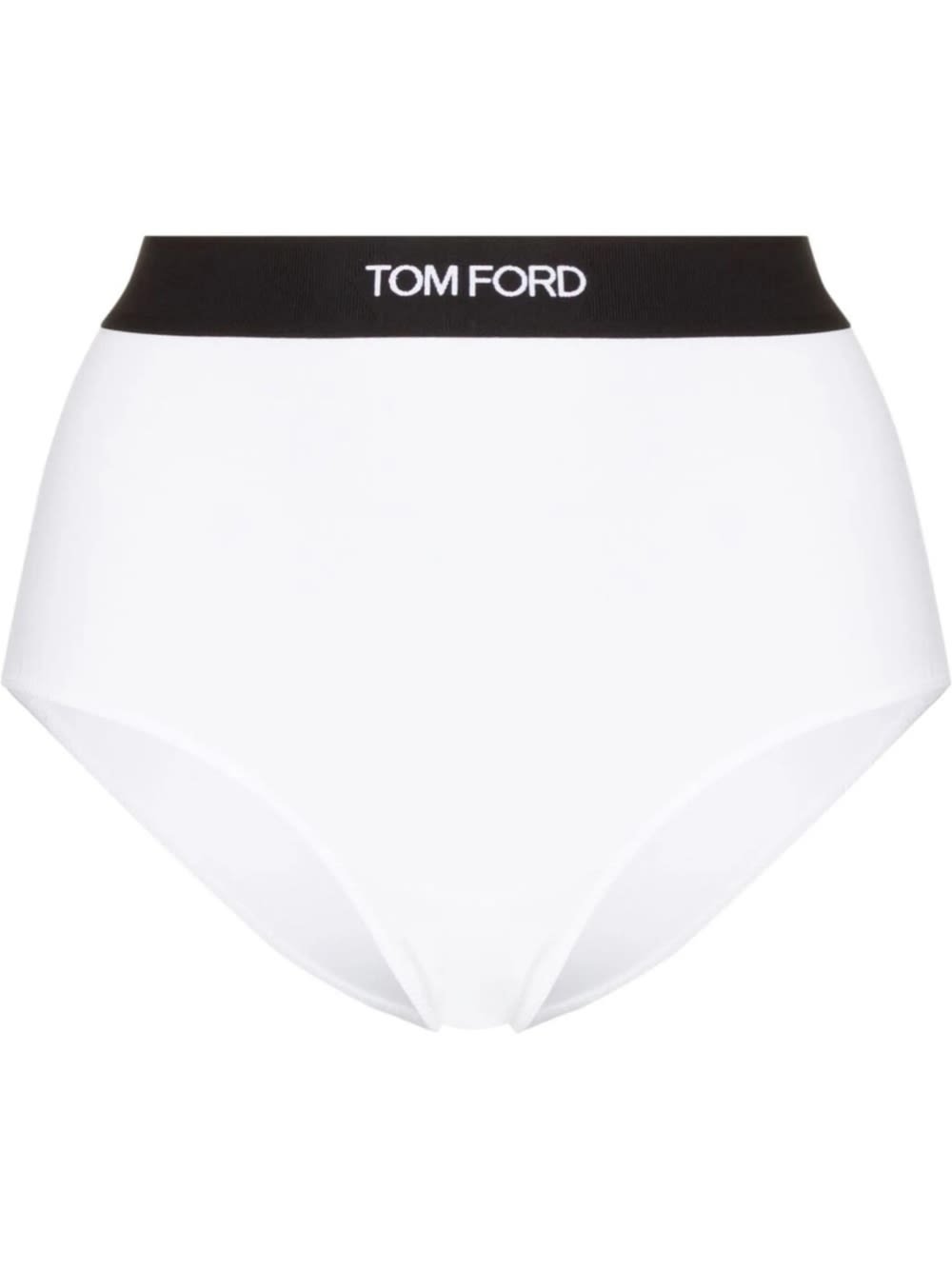 Shop Tom Ford Modal Signature Briefs In White