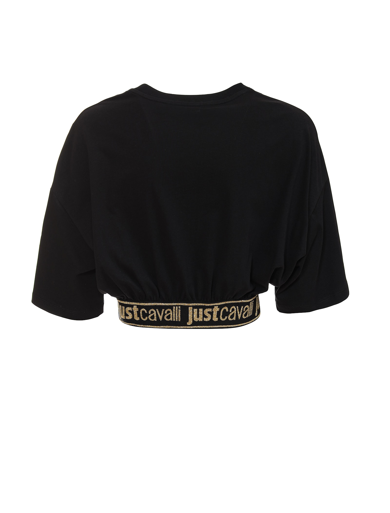 Just Cavalli T-shirt Woman Color Black In Black