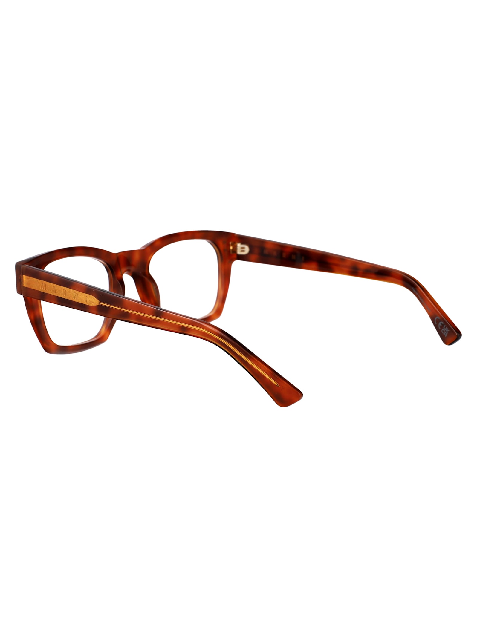 Marni Eyewear Abiod Glasses In Blonde Havana