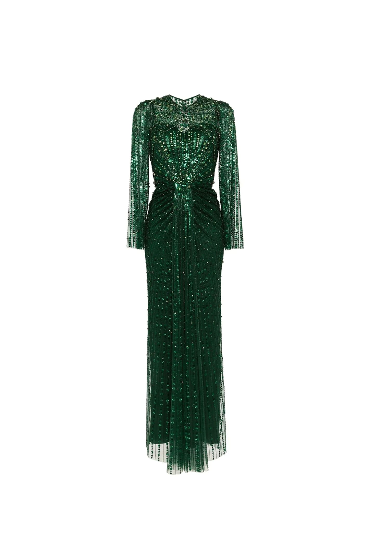 Shop Jenny Packham Dress In Green