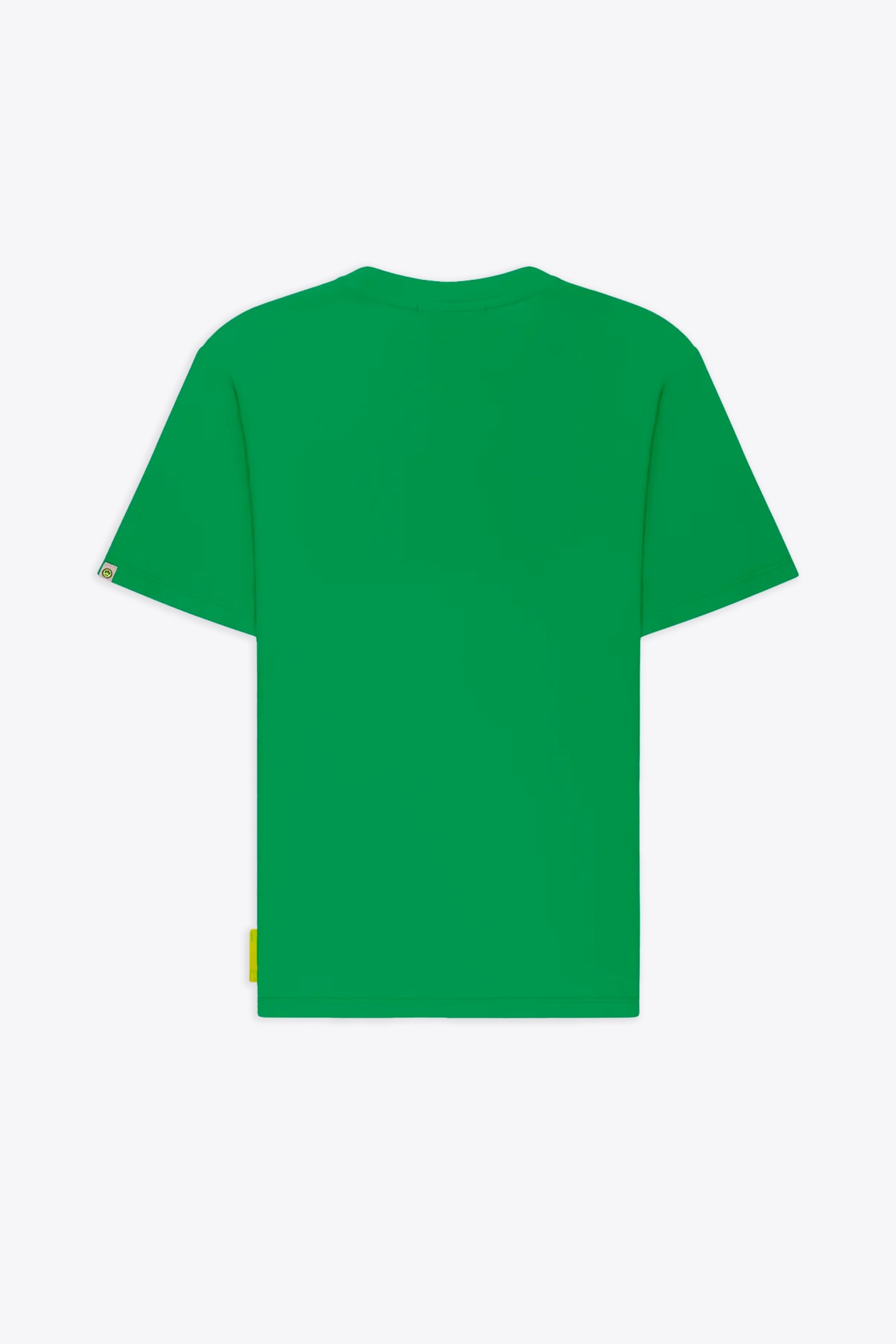 Shop Barrow Jersey T-shirt Unisex Emerald Green Cotton T-shirt With Teddy Bear Front Print In Verde