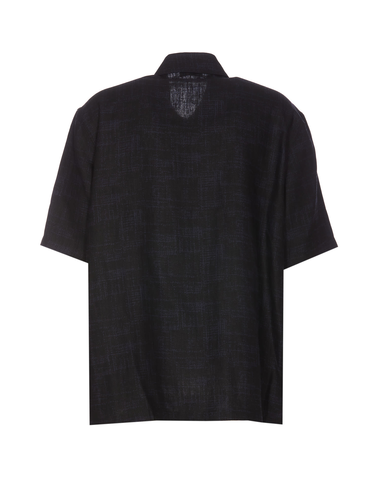 Shop Off-white 90slogo Bowling Shirt In Black