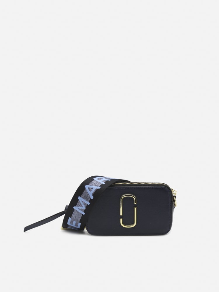 Marc Jacobs The Logo Strap Snapshot Leather Bag