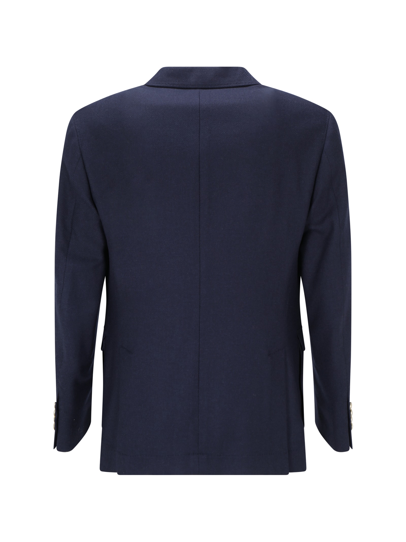 Shop Brunello Cucinelli Blazer Jacket In Blue
