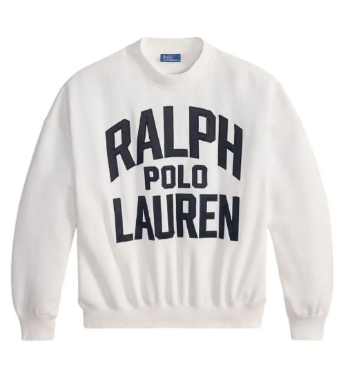 Polo Ralph Lauren Knit Sweatshirt In White