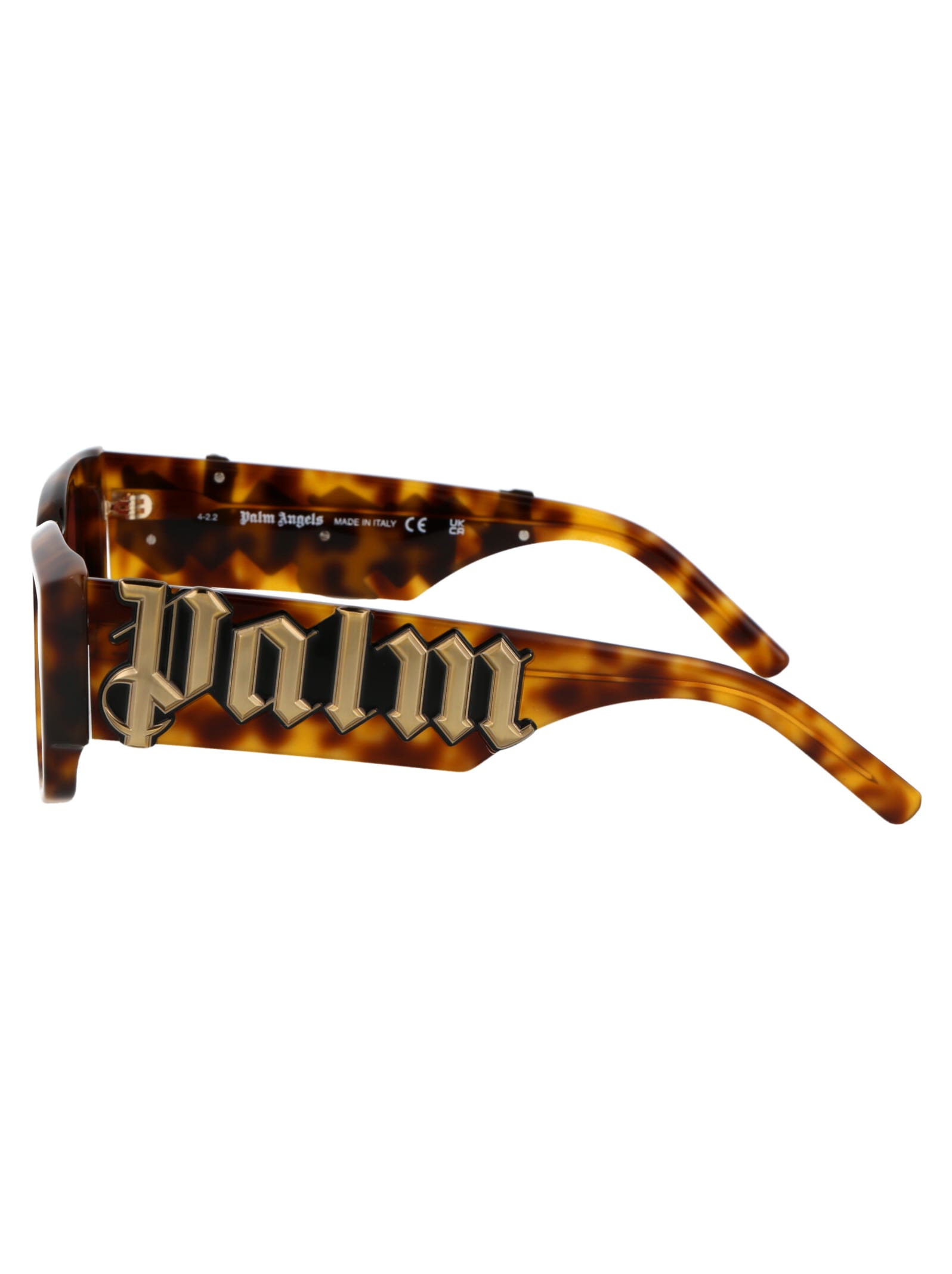 Shop Palm Angels Laguna Sunglasses In 6428 Light Havana