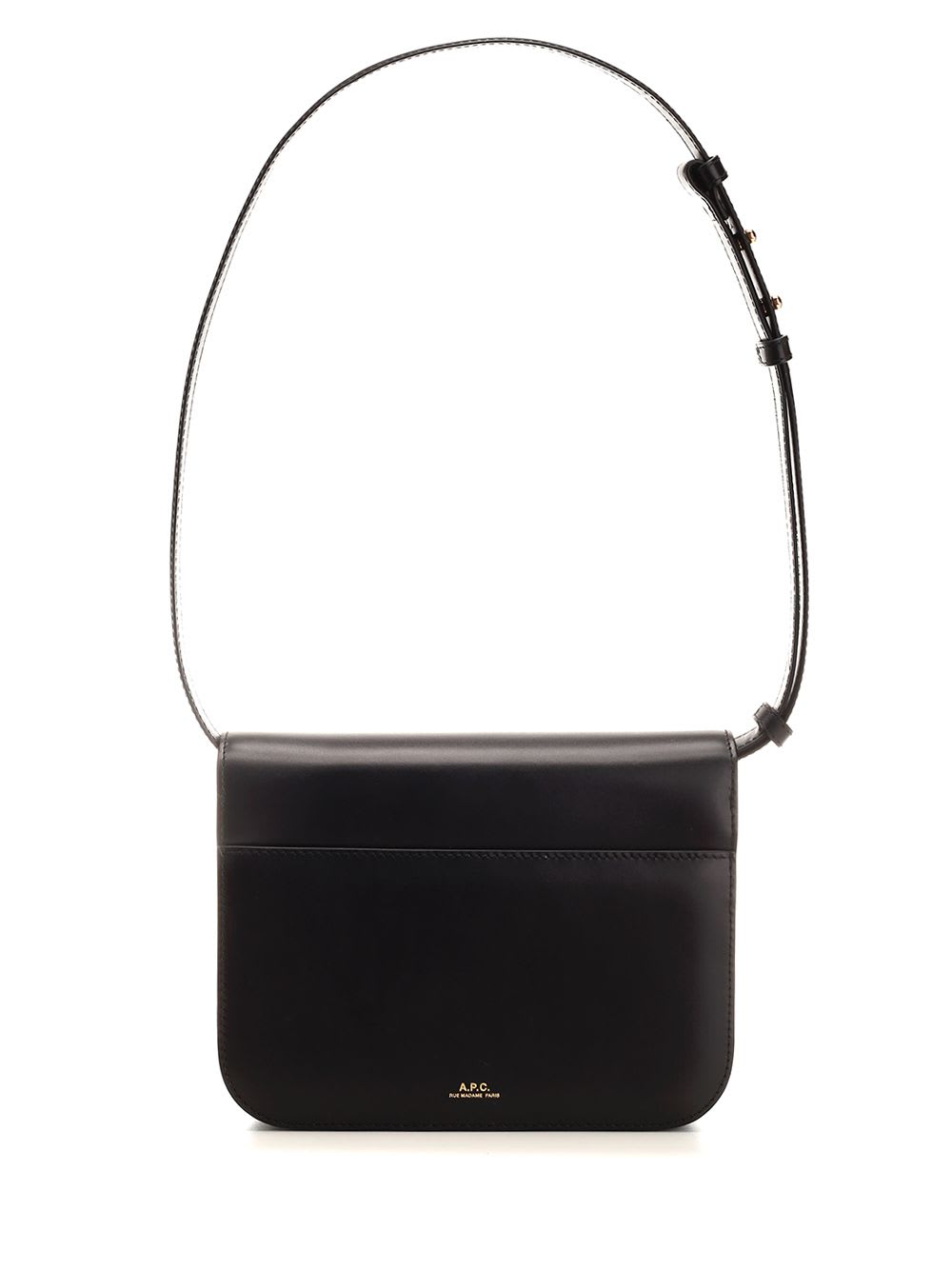 Shop Apc Astra Small Shoulder Bag In Black