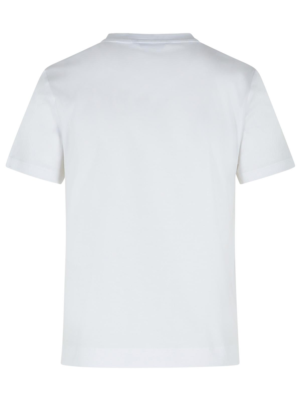 Max Mara Nernia White Cotton T-shirt In White