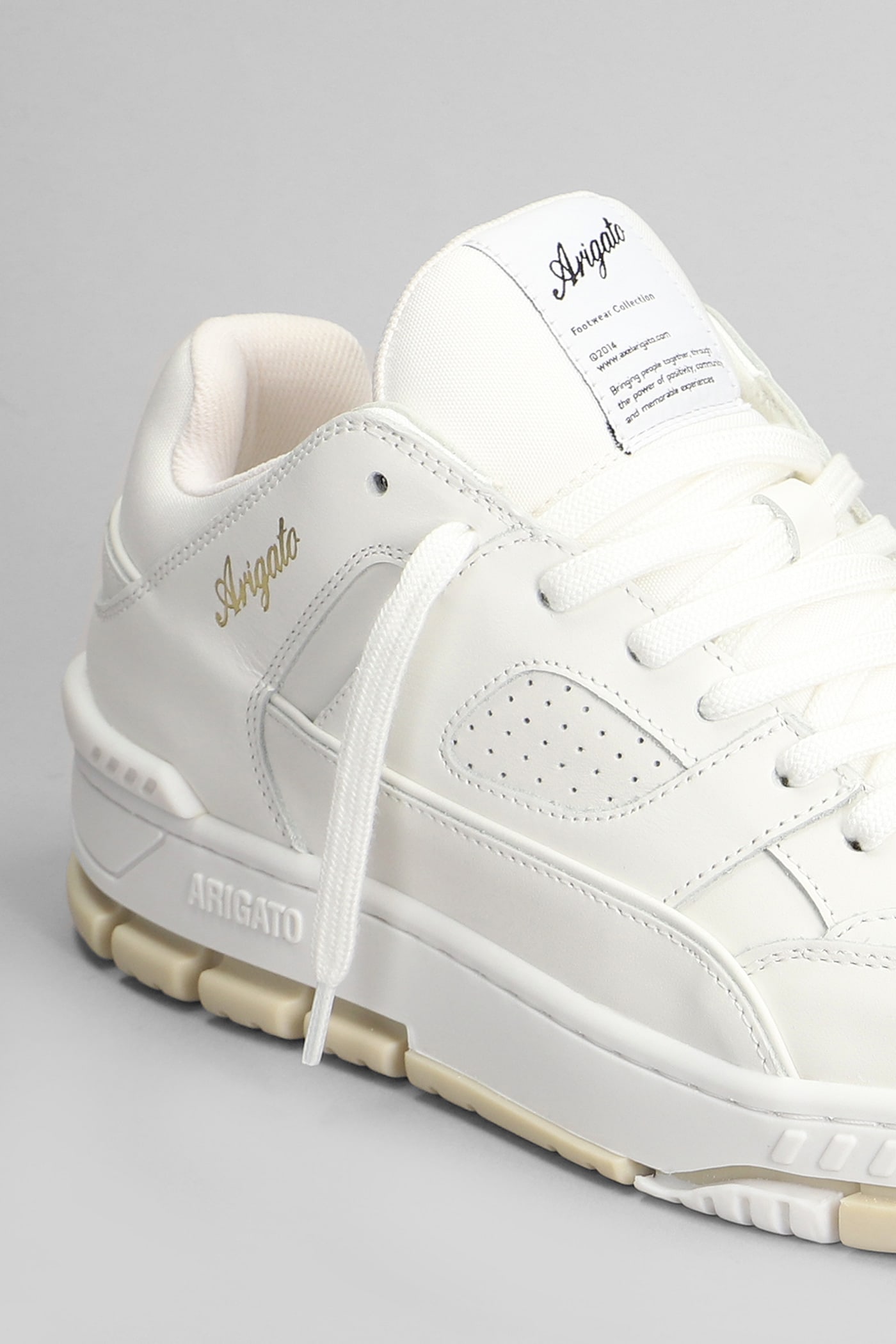 Axel Arigato Area Lo Sneaker Sneakers In White Leather In White