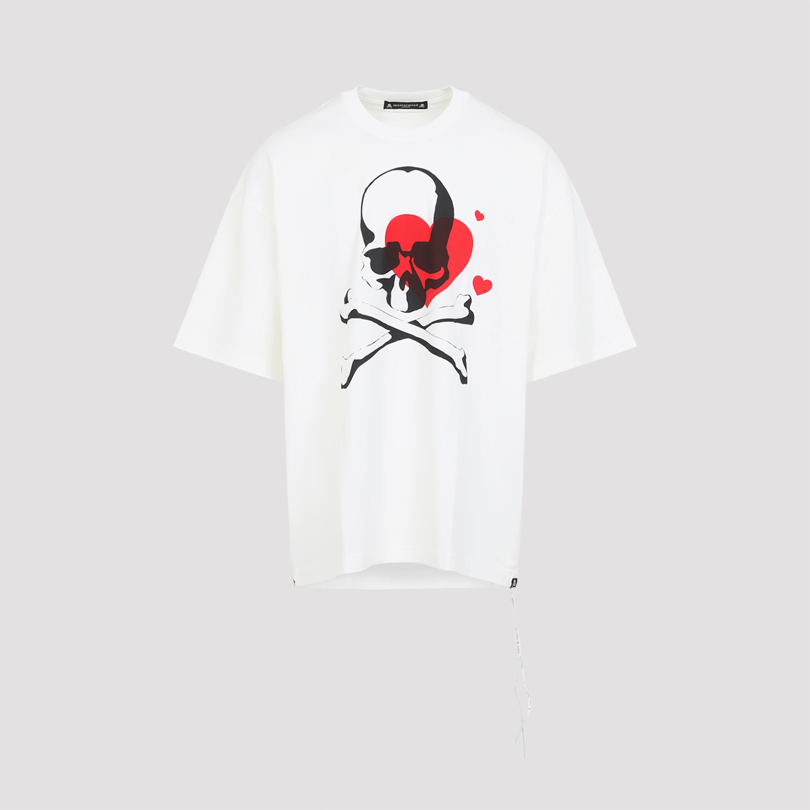 Mastermind Japan Pop Skull Print T-shirt In White