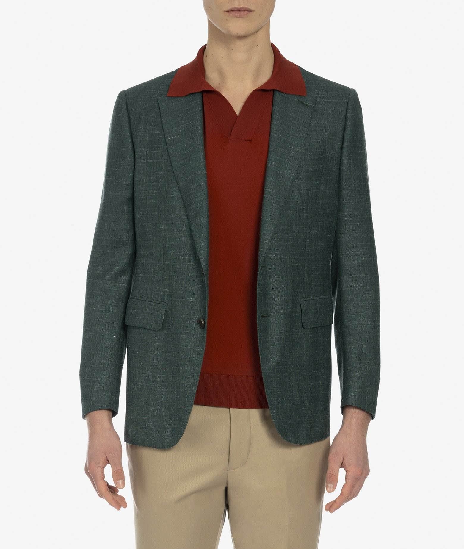 Larusmiani Godard Tailored Jacket Blazer In Lightgreen