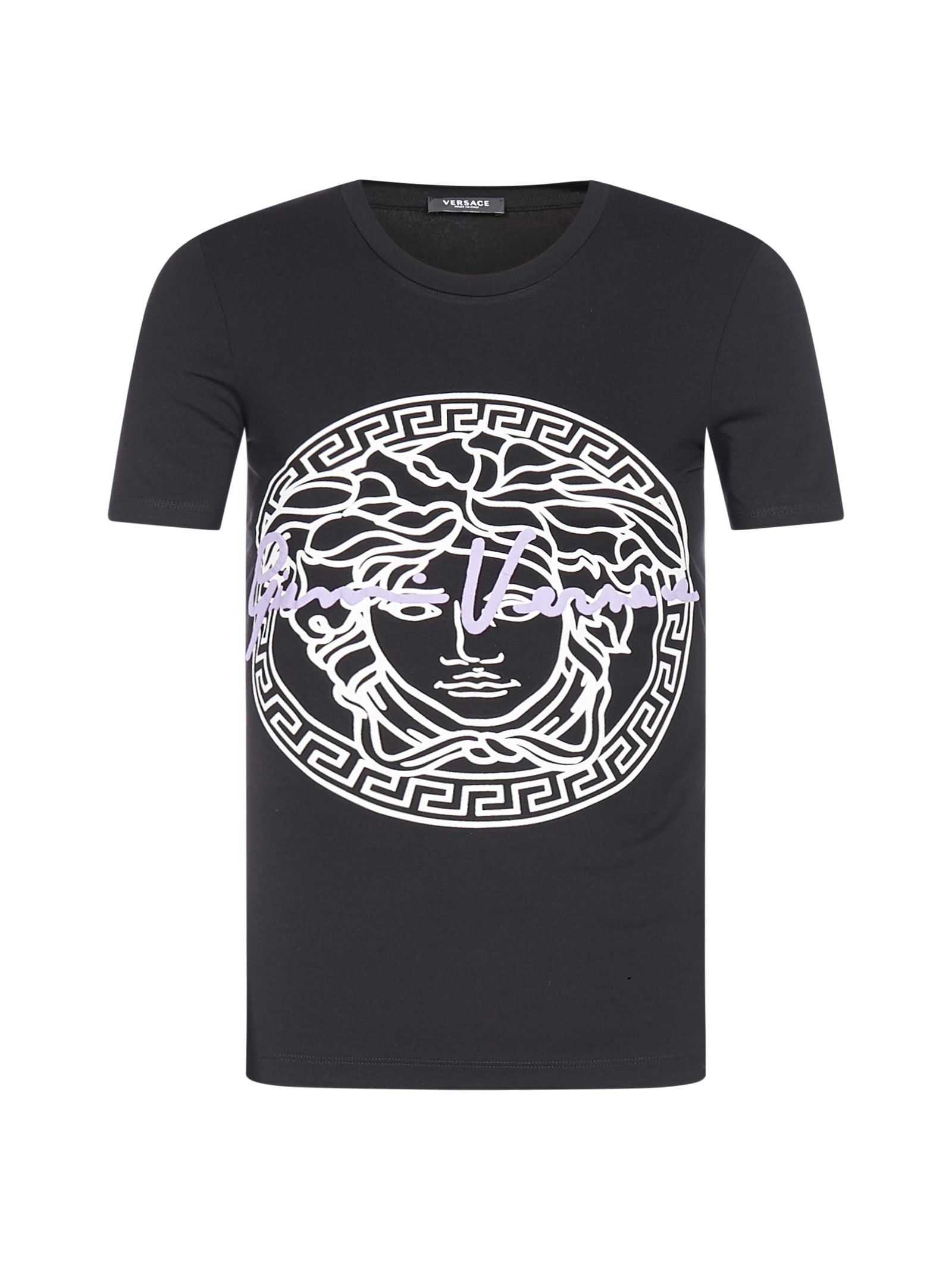 Versace Medusa And Logo Viscose T-shirt