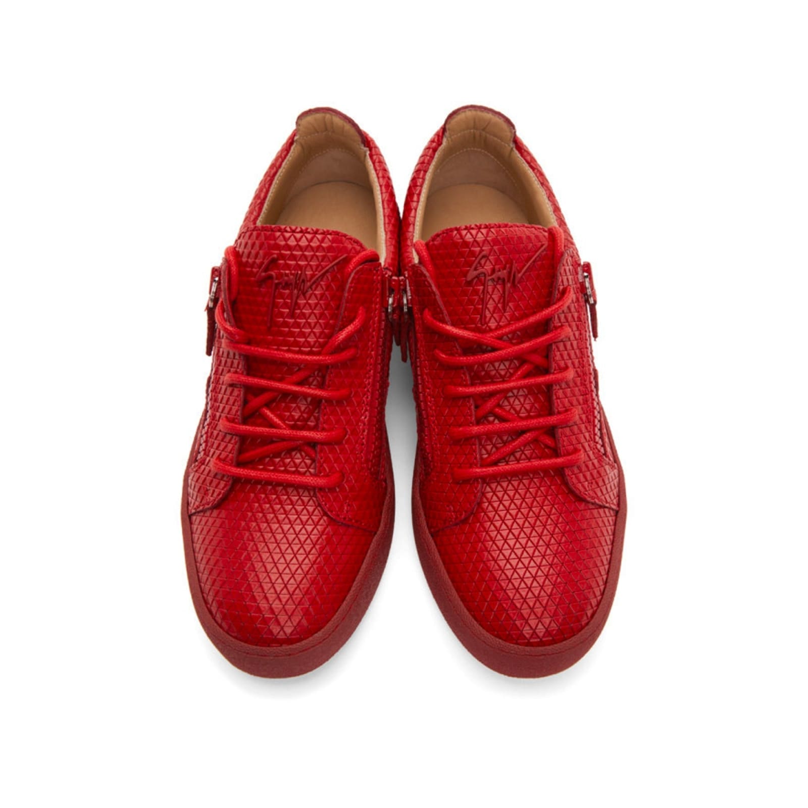 Shop Giuseppe Zanotti Design System Frankie Sneakers In Red