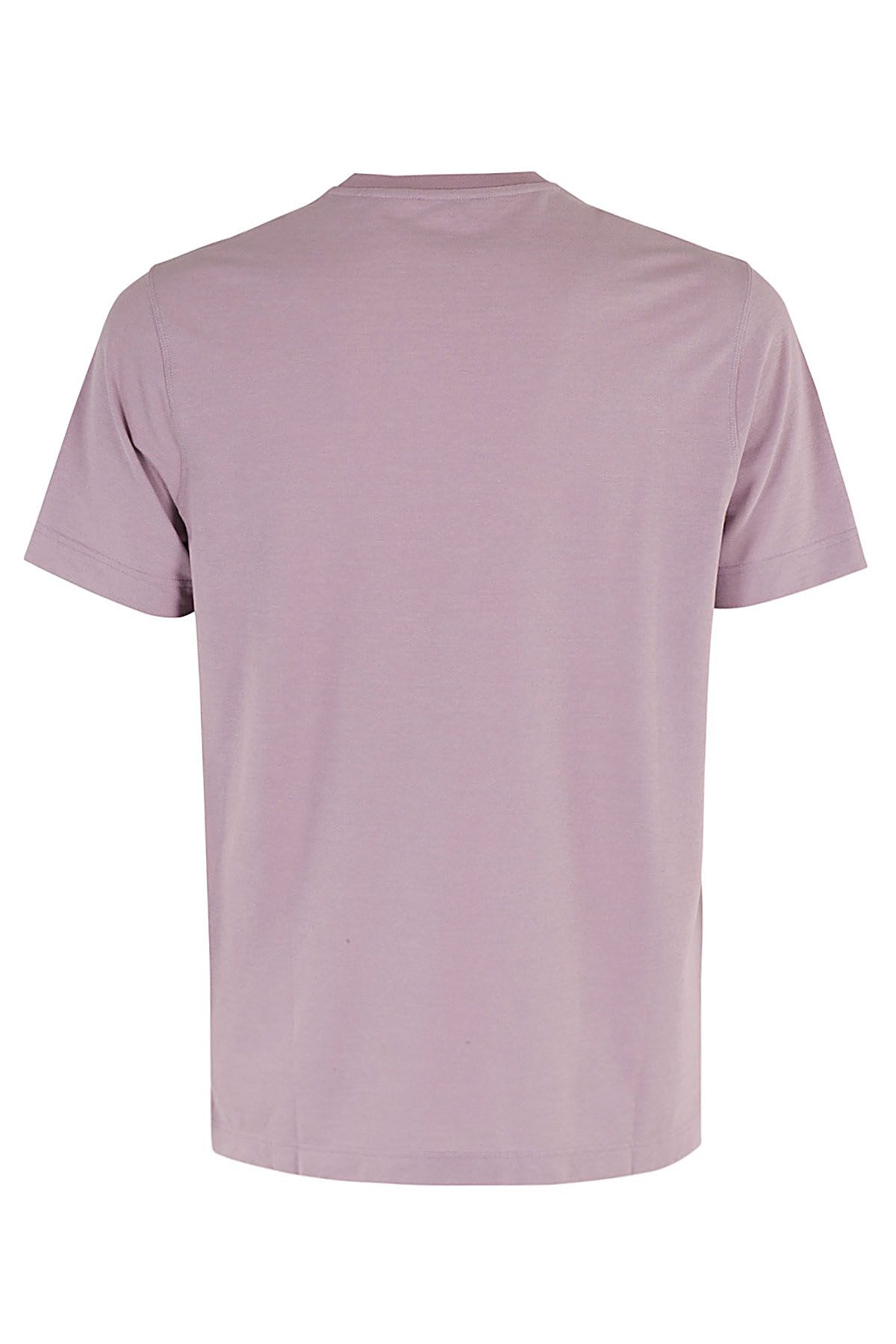 Shop Zanone Tshirt Ice Cotton In Lavender