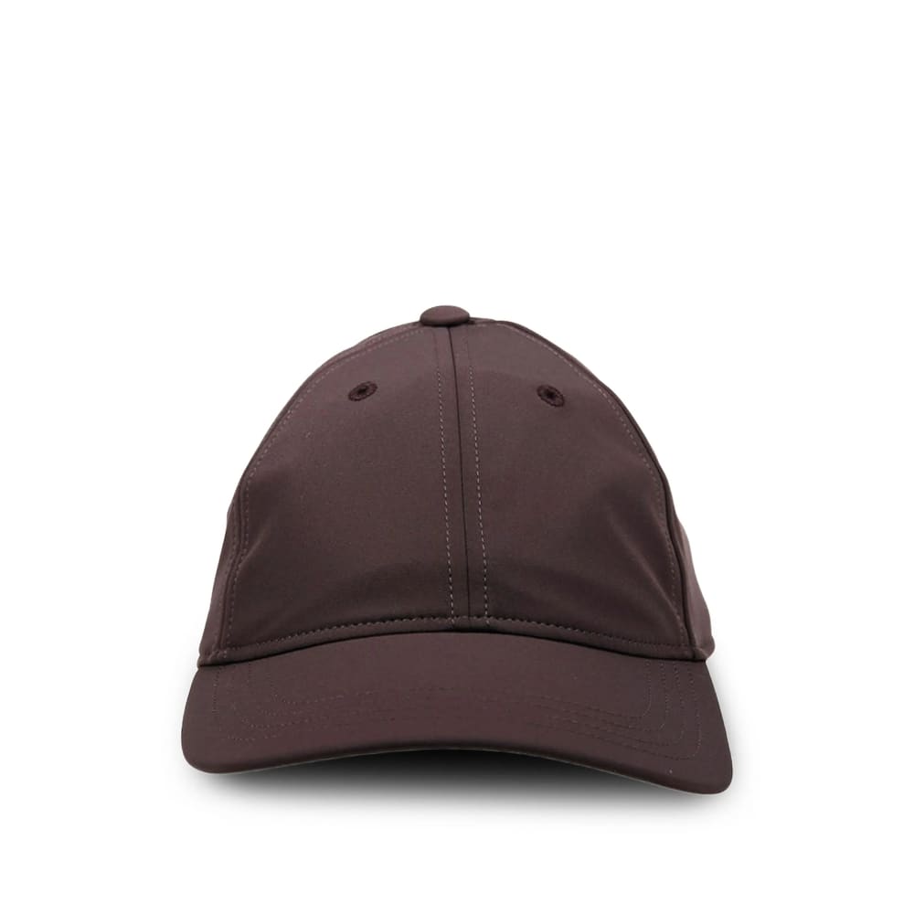 Our Legacy Curved Brim Panelled Design Cap In Brown