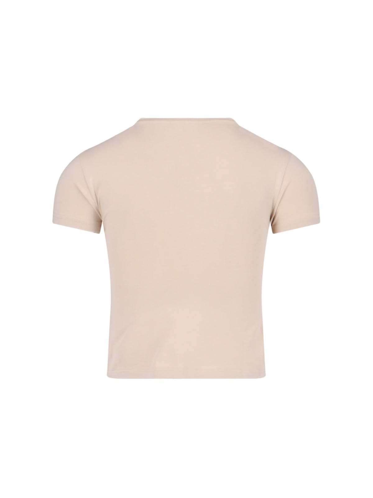 Y/project "y Chrome Baby" Logo T-shirt In Beige