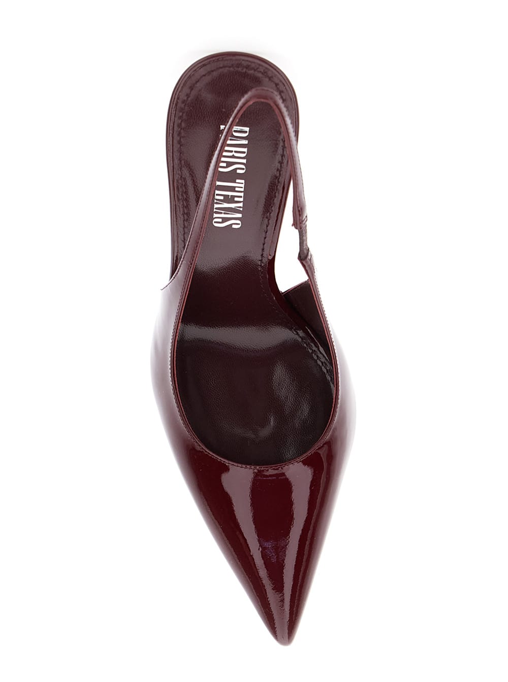 Paris Texas Patent Leather Lidia Slingback Pumps 105 In Bordeaux