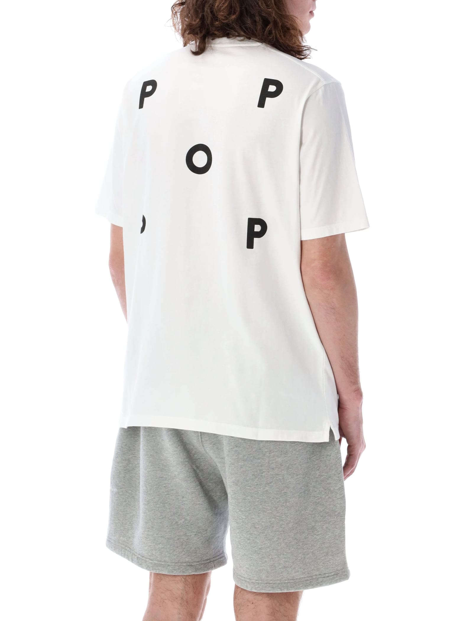 Shop Pop Trading Company Pop Logo T-shirt In White Black