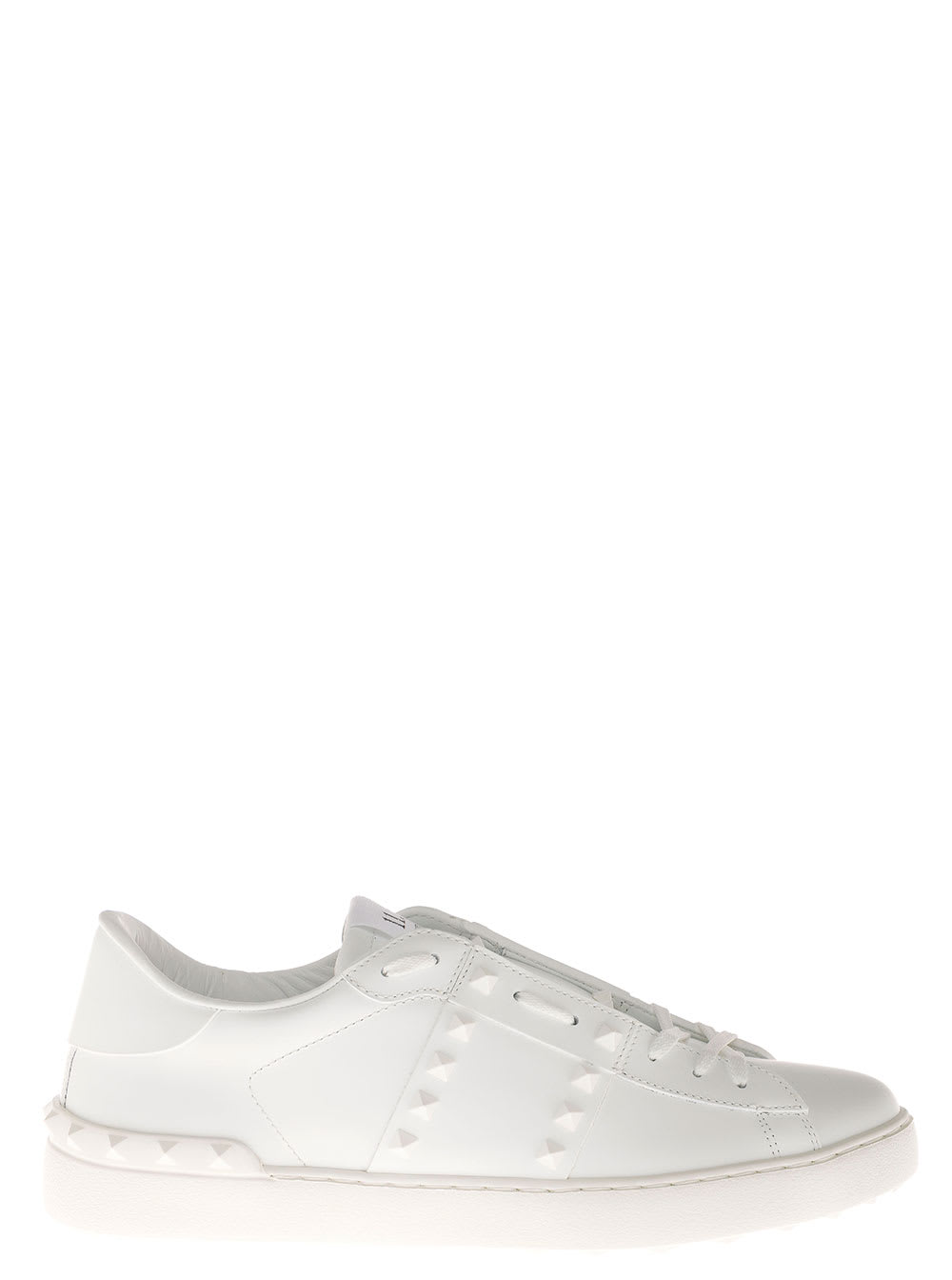 Valentino Garavani Rockstud White Leather Sneakers