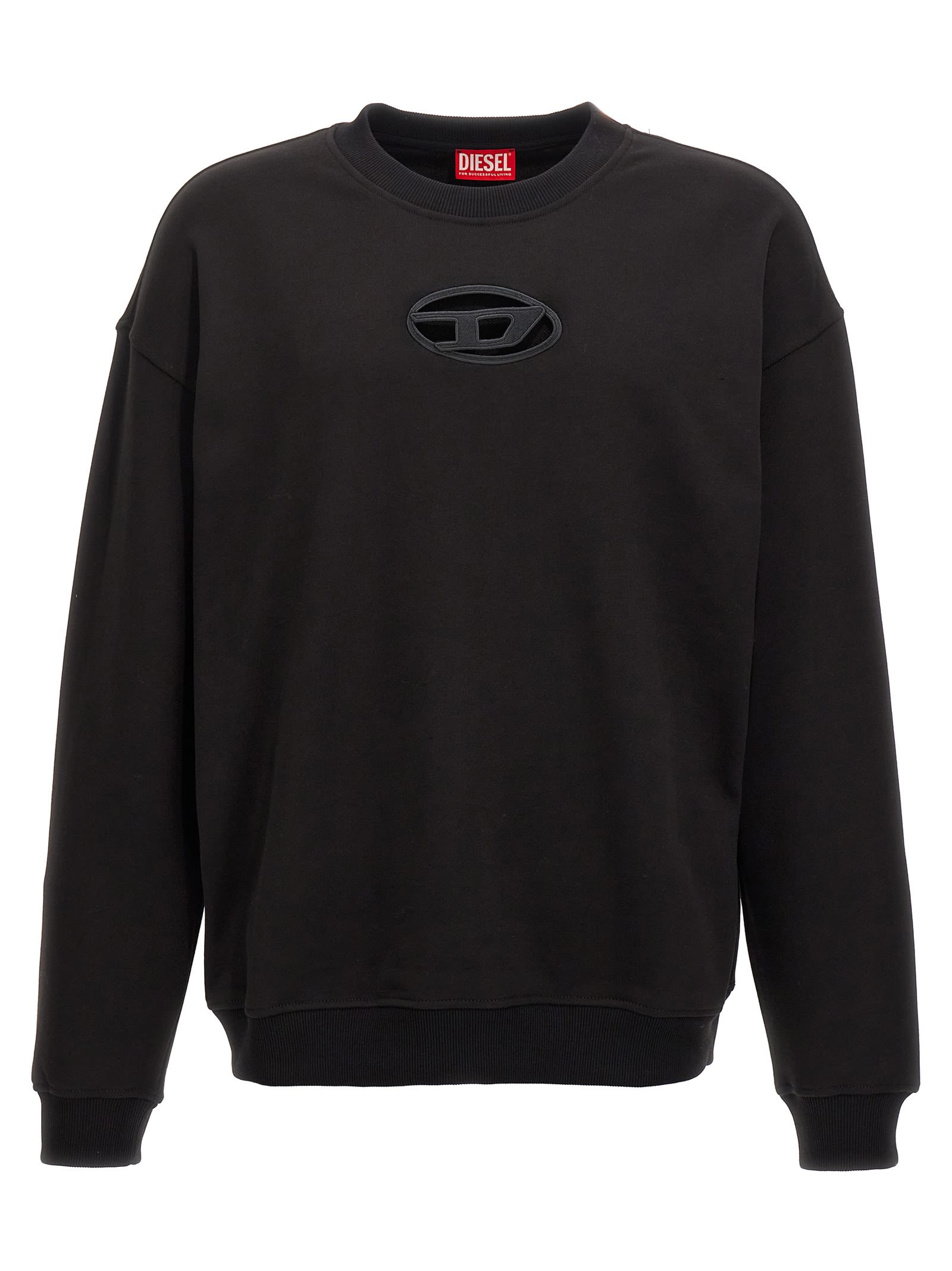 Shop Diesel S-boxt-od Sweatshirt In Black