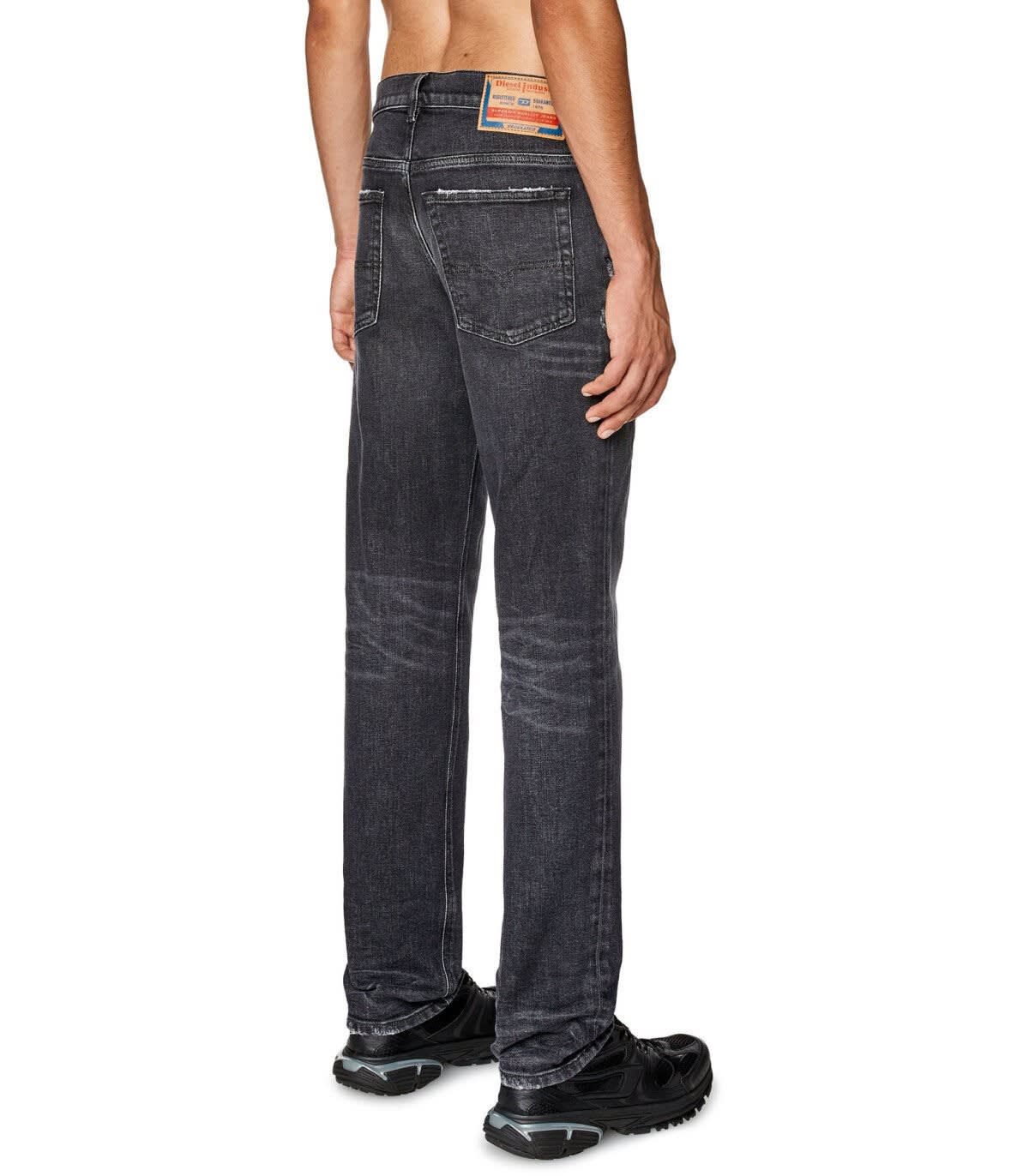 Shop Diesel 023 D-finitive Regular Fit Jeans In Grigio