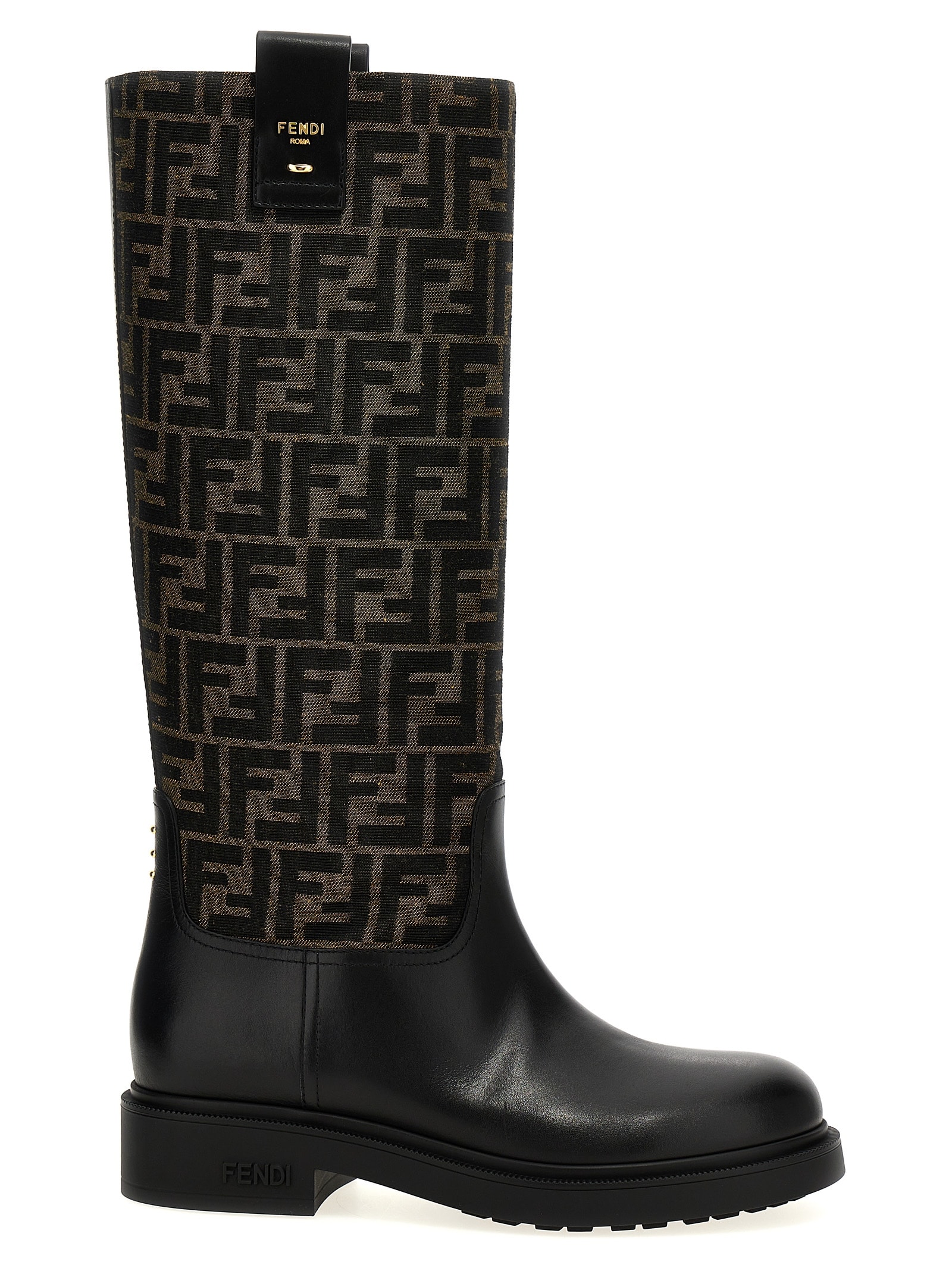 Shop Fendi Filo Boots In Black