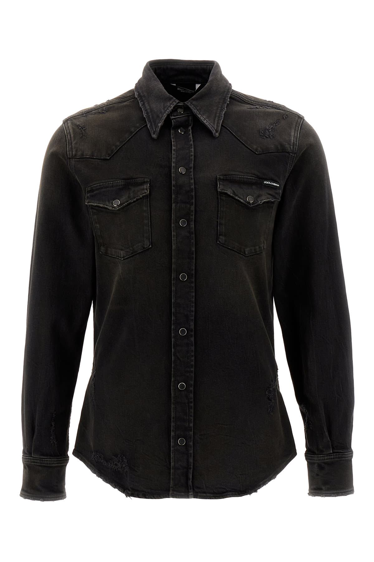 Slate Stretch Denim Shirt