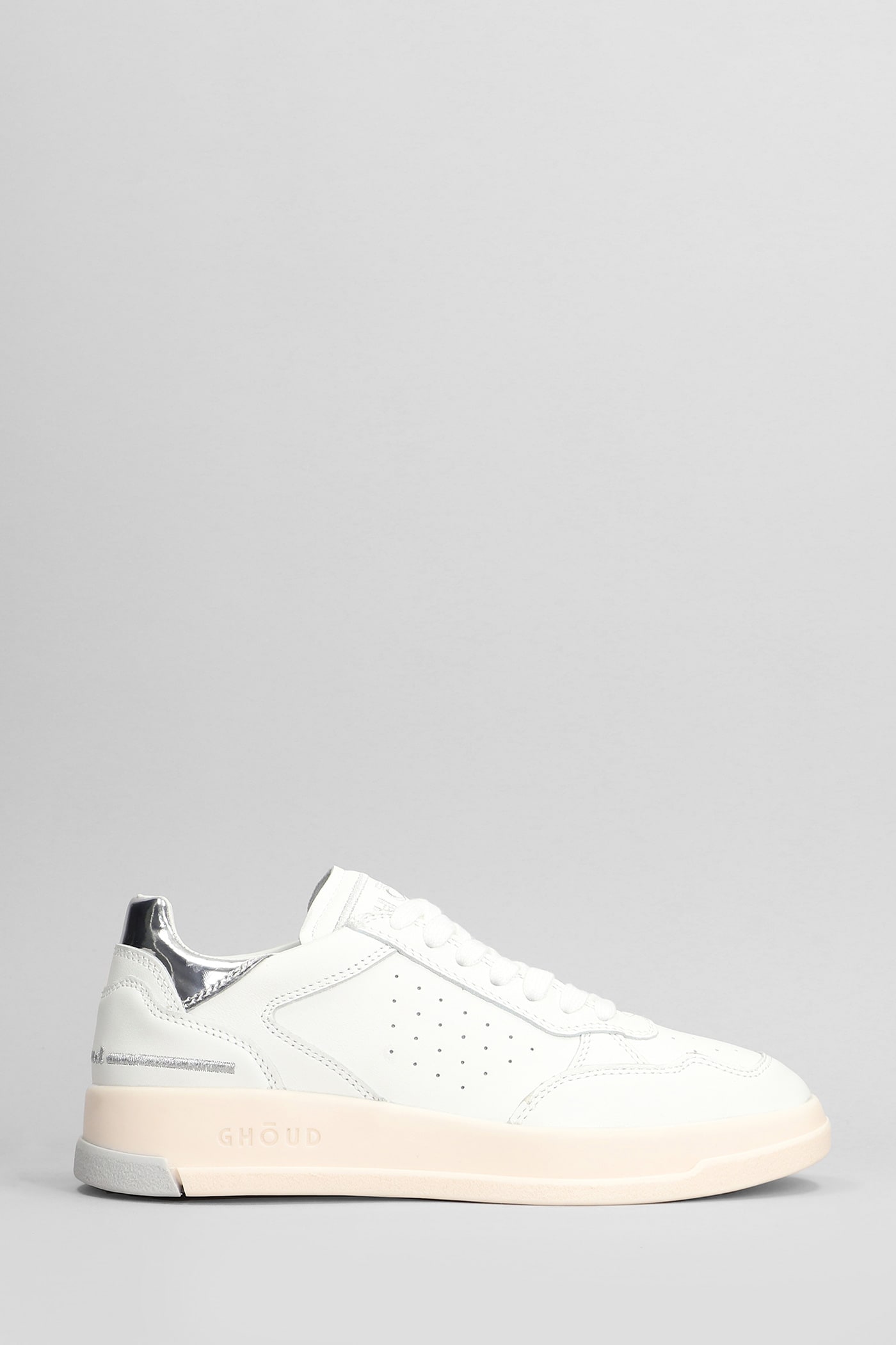 Shop Ghoud Tweener Low Sneakers In White Leather