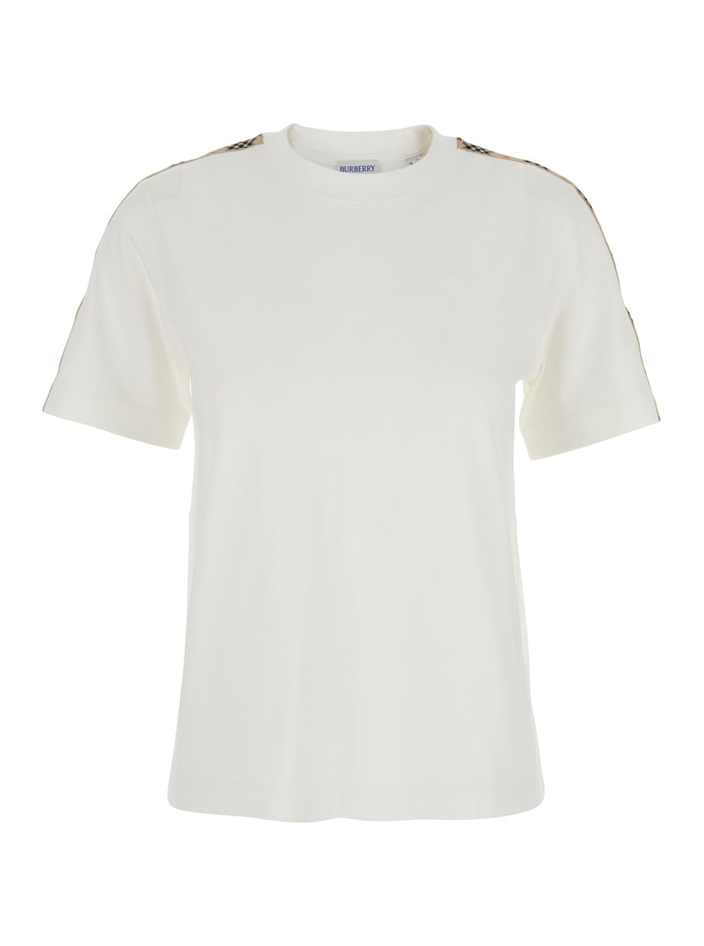 Burberry White Cotton T-shirt