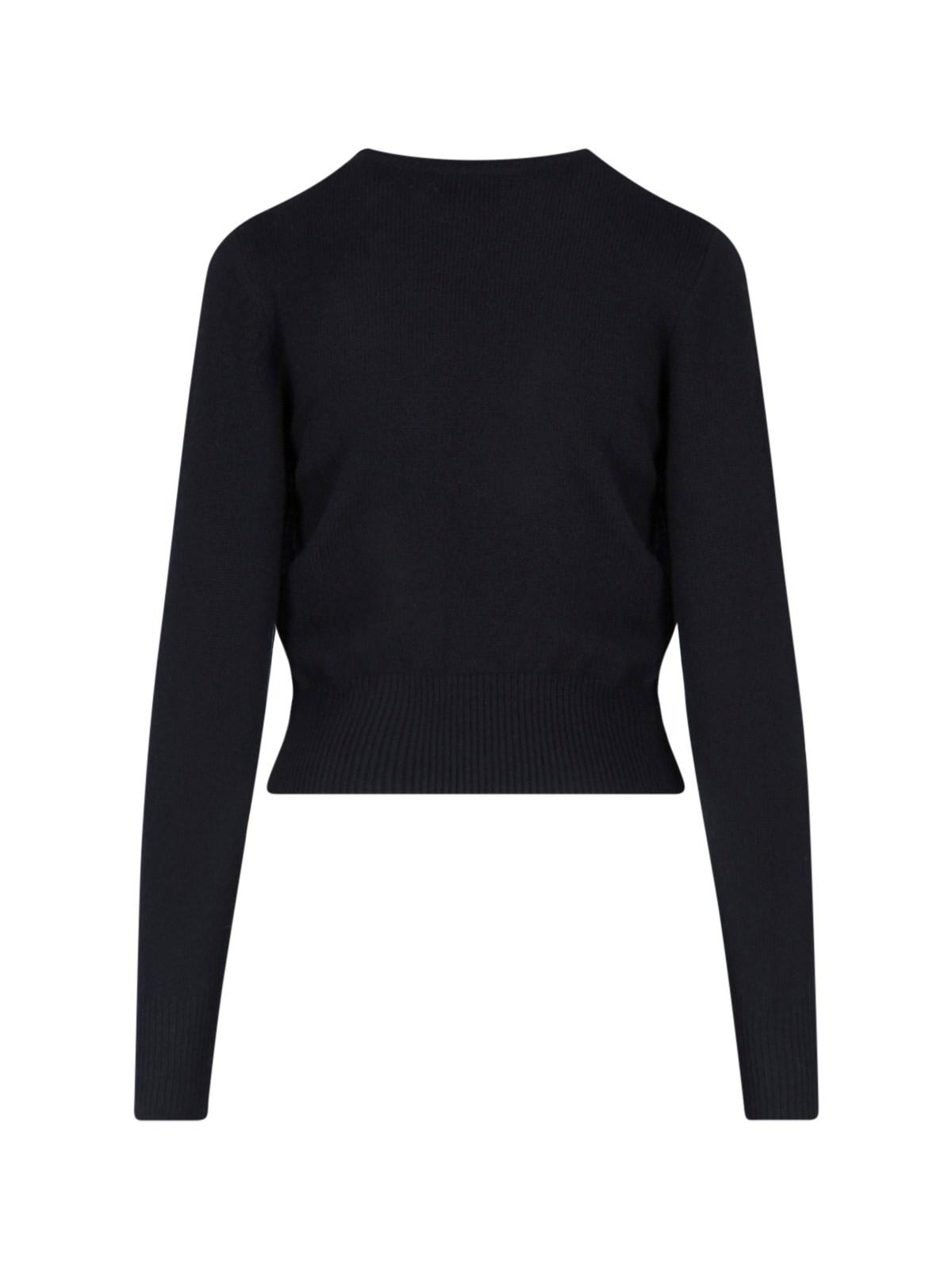 Shop Diesel M-areesa Cut-out Sweater In Black