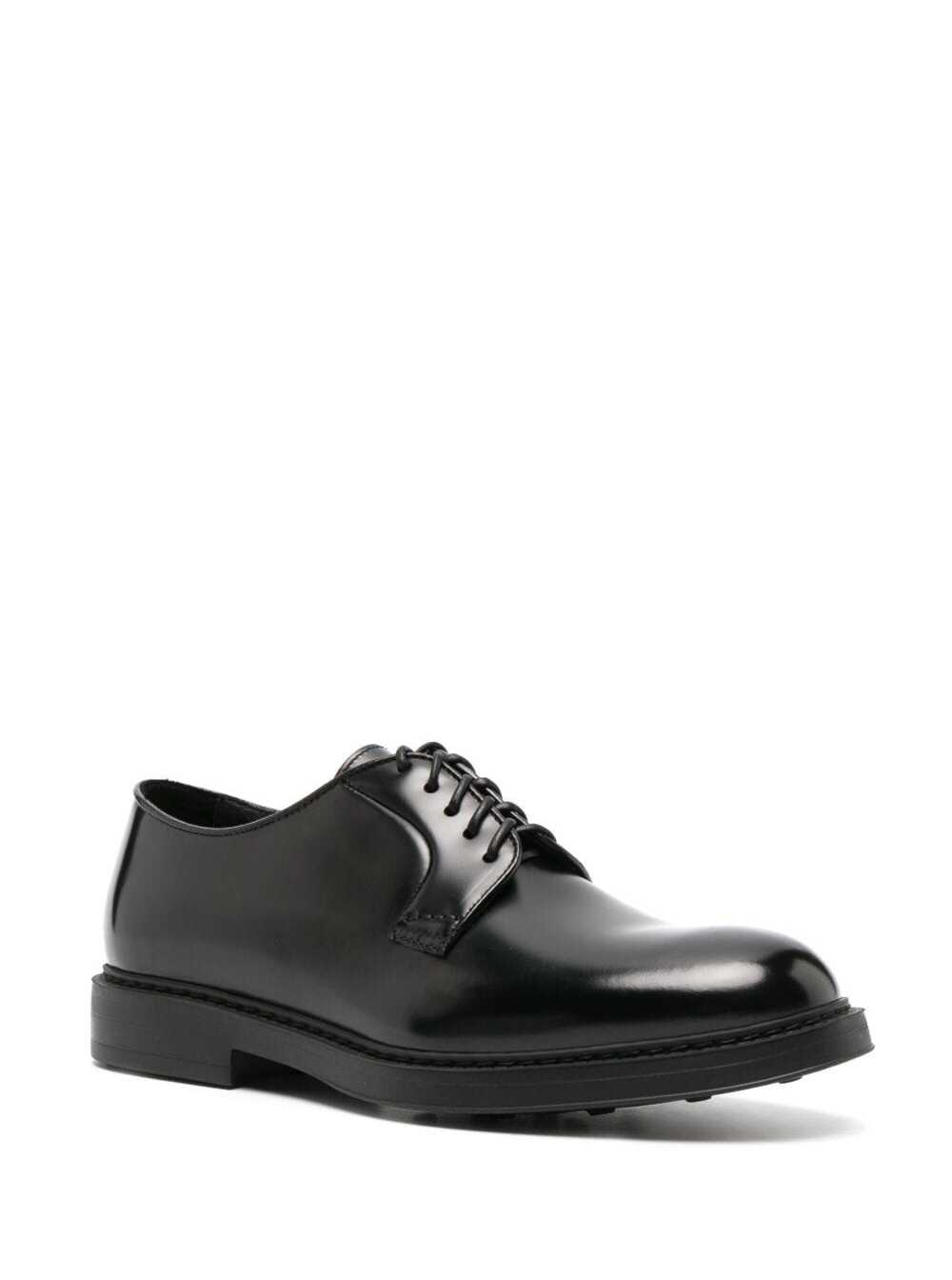 Shop Doucal's Derby (gm) In Nero