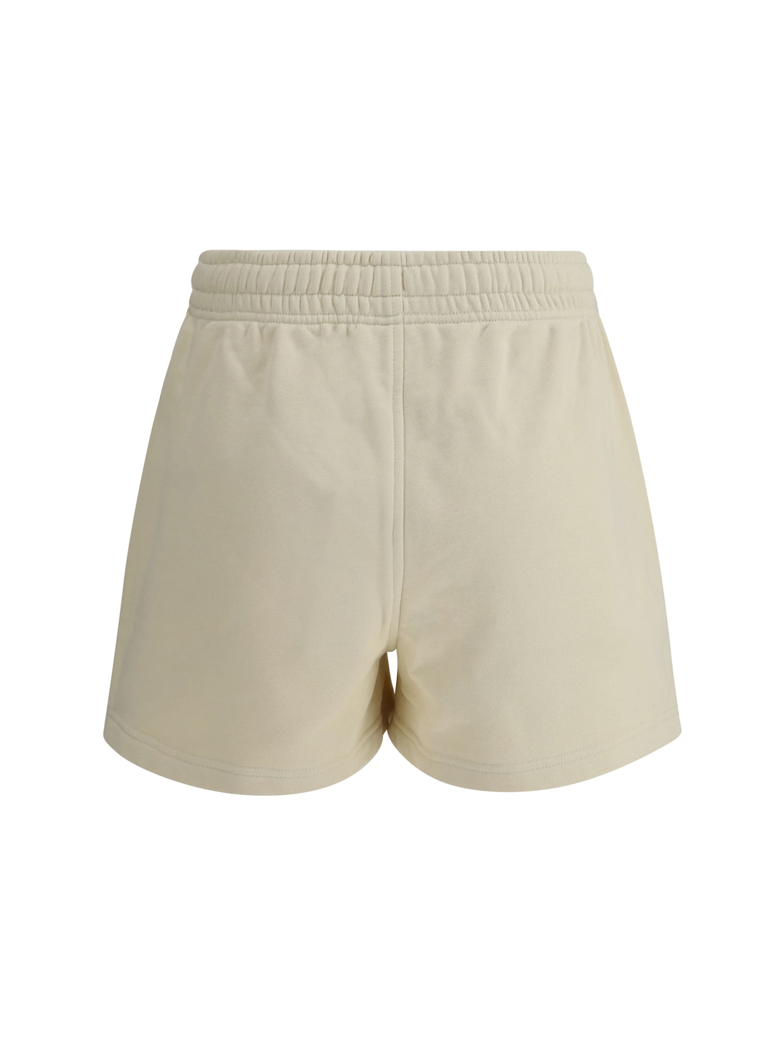 Shop Maison Kitsuné Cotton Shorts In Marble