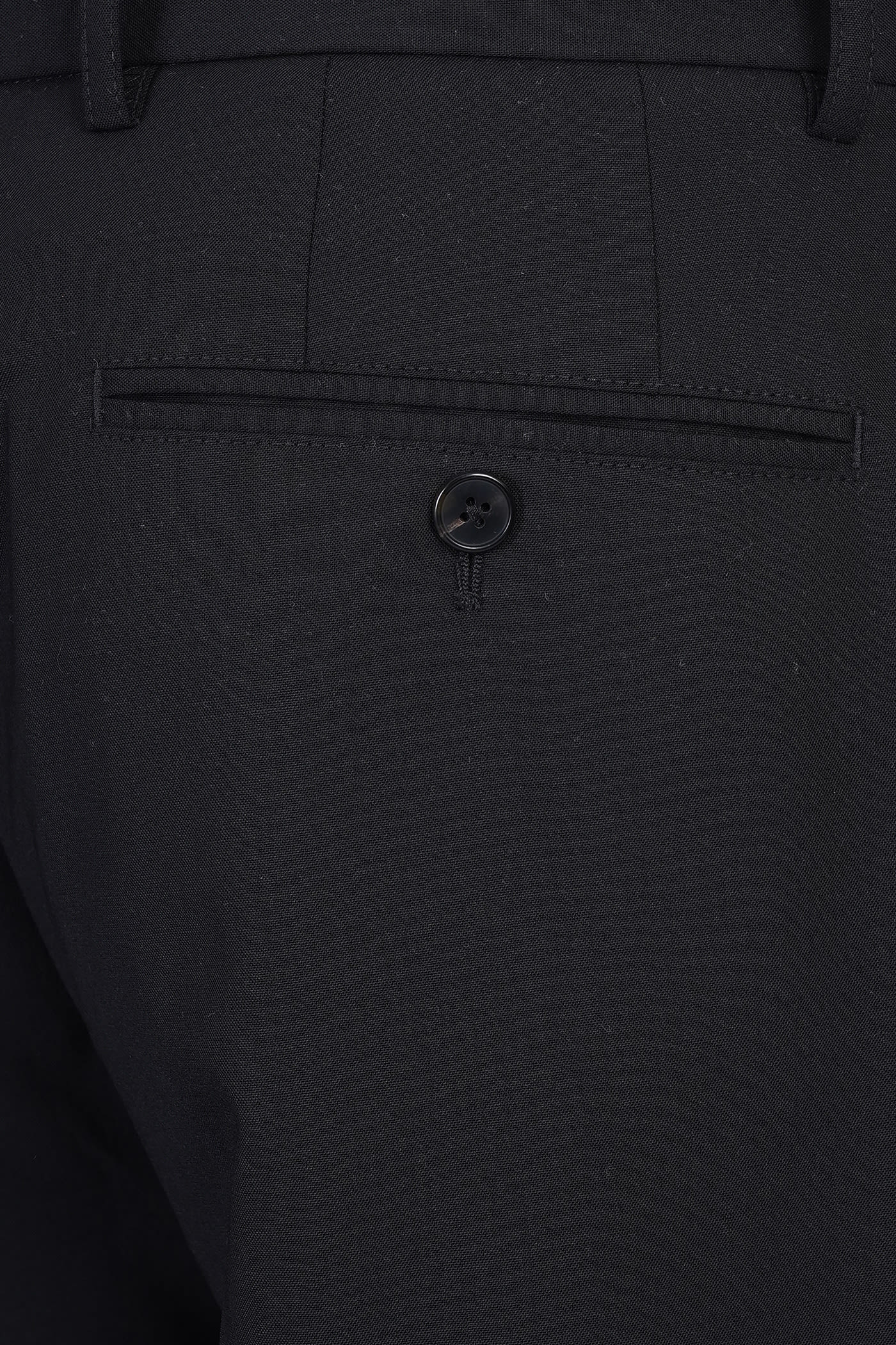 Theory Pants In Black Wool In Black