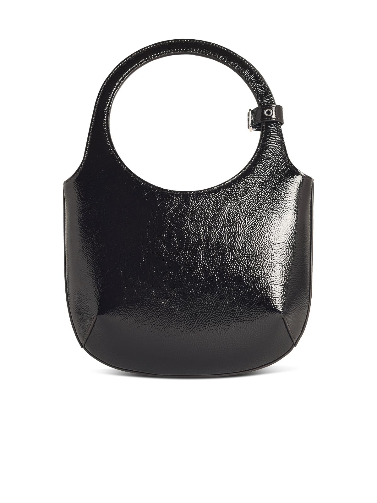 Courrèges Borsa A Mano Holy In Naplack In Black