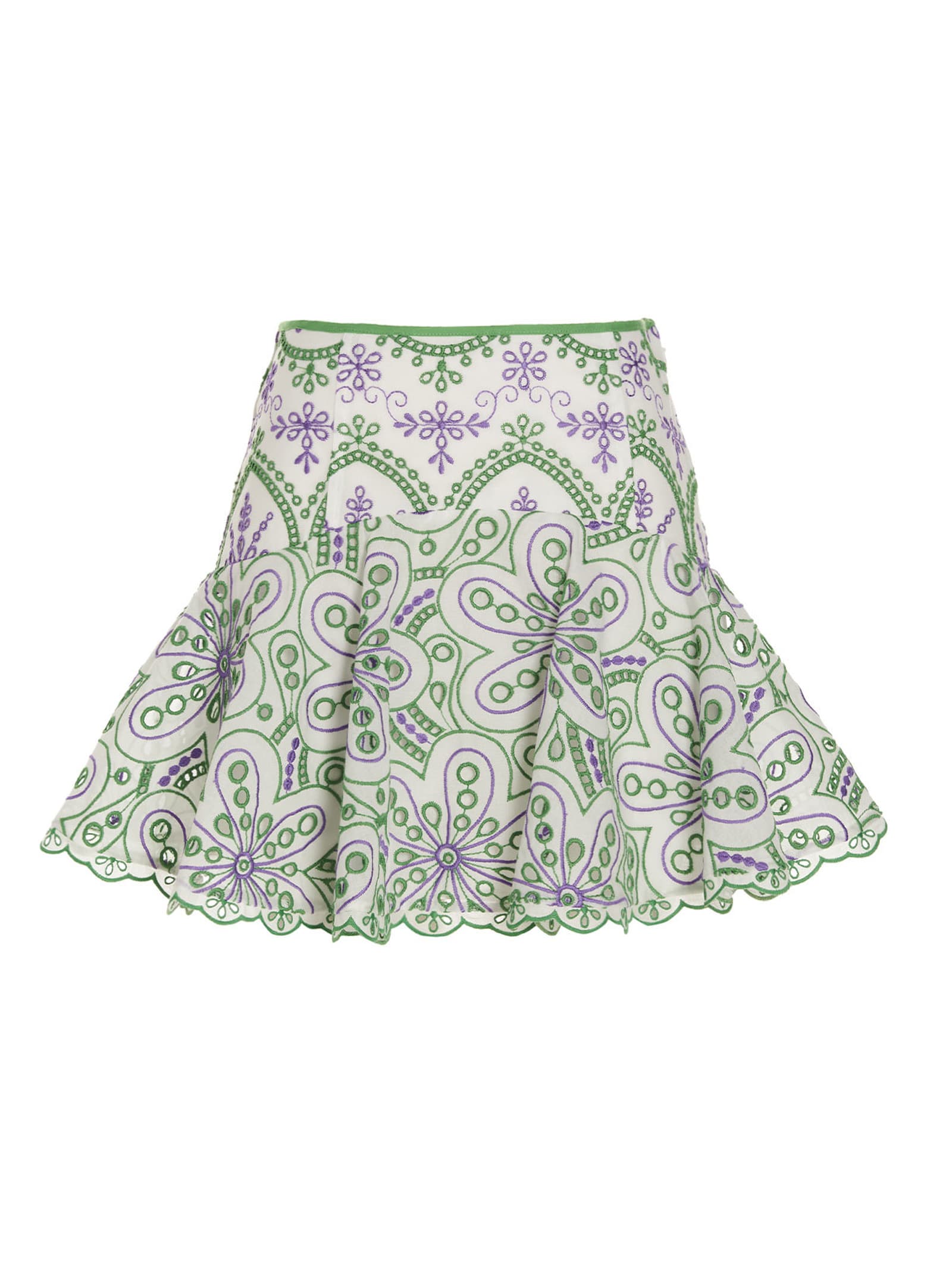 Shop Charo Ruiz Saria Skirt In Lilac Fruition