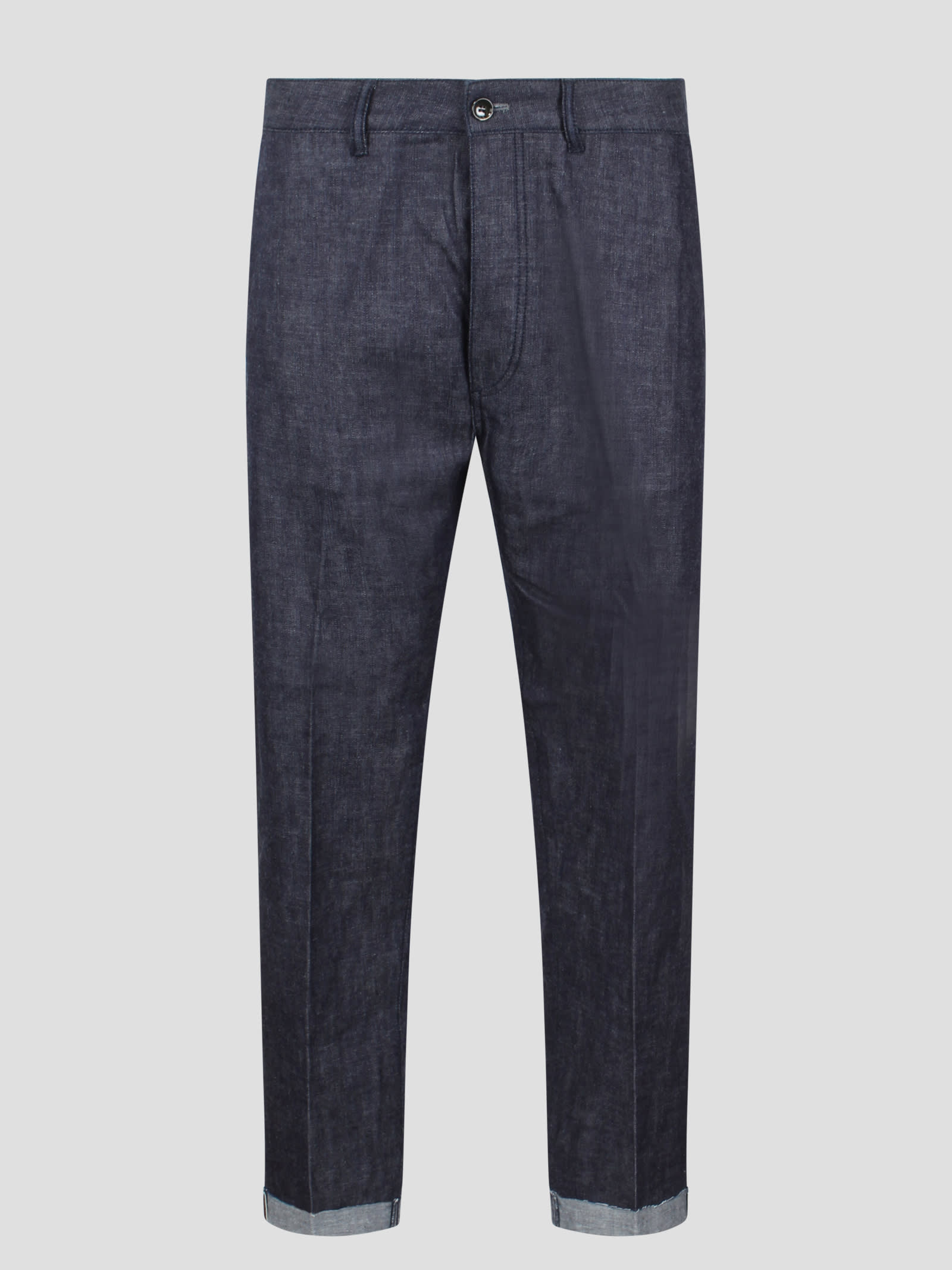 Shop Nine In The Morning Tim Chino Pant In Blue