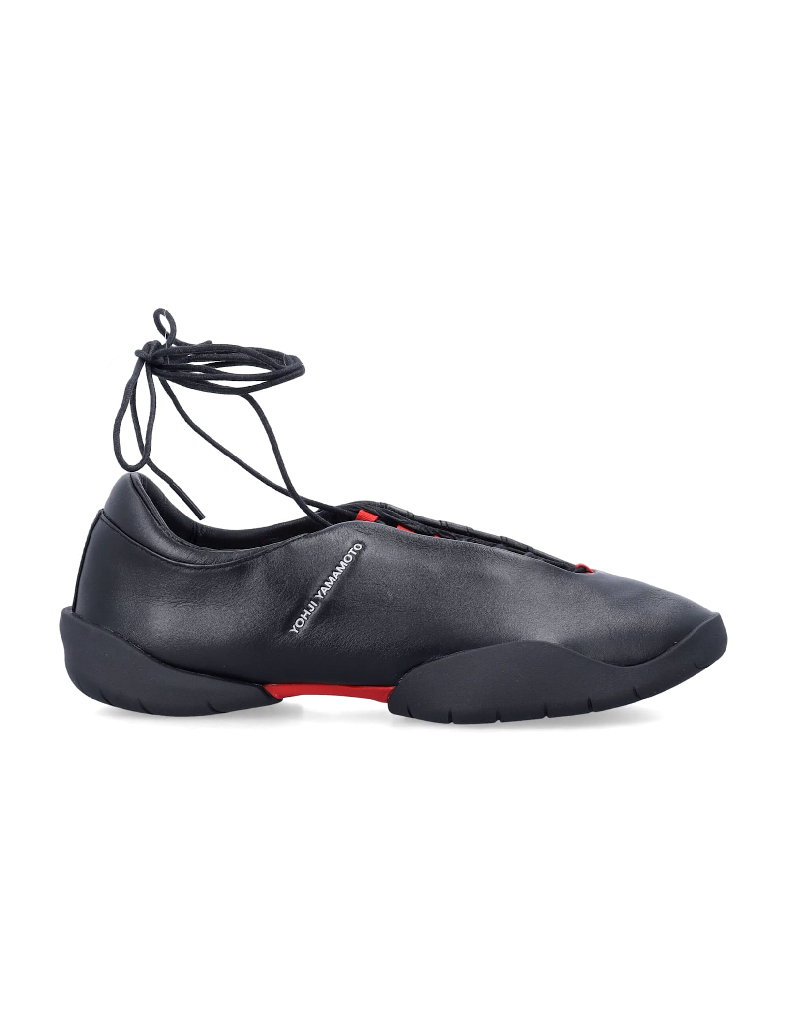Y-3 Black Regu Mary Jane Sneakers In Black