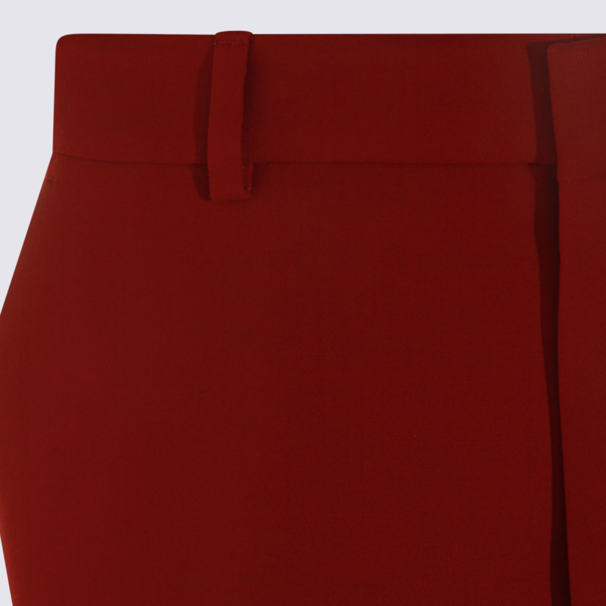 Gucci Red Ancora Wool Pants In Red