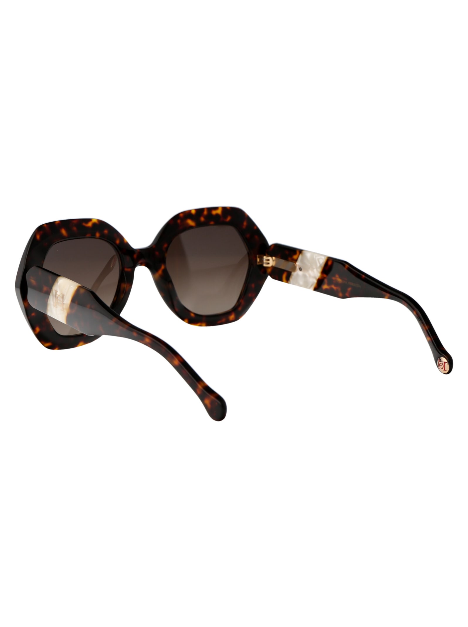 Shop Carolina Herrera Her 0126/s Sunglasses In C9kha Havana White