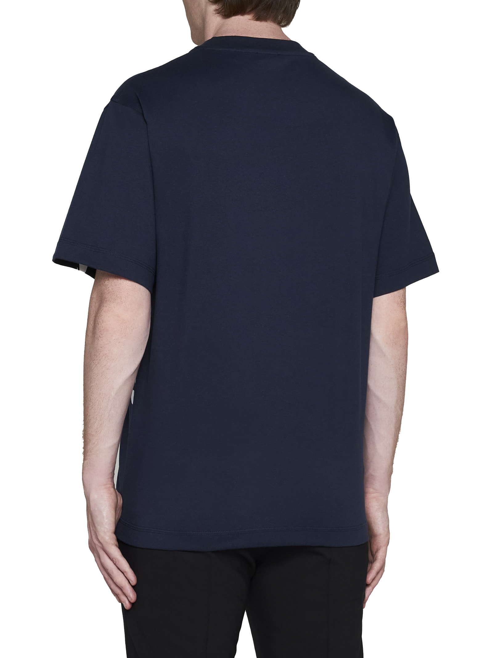 Shop Burberry T-shirt In Storm