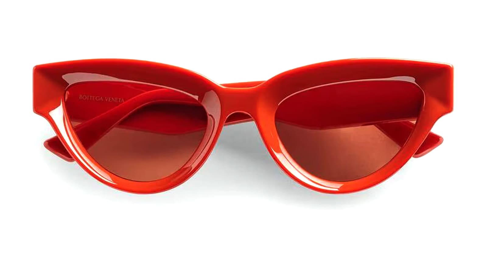 Shop Bottega Veneta Bv1249s-004 - Orange Sunglasses