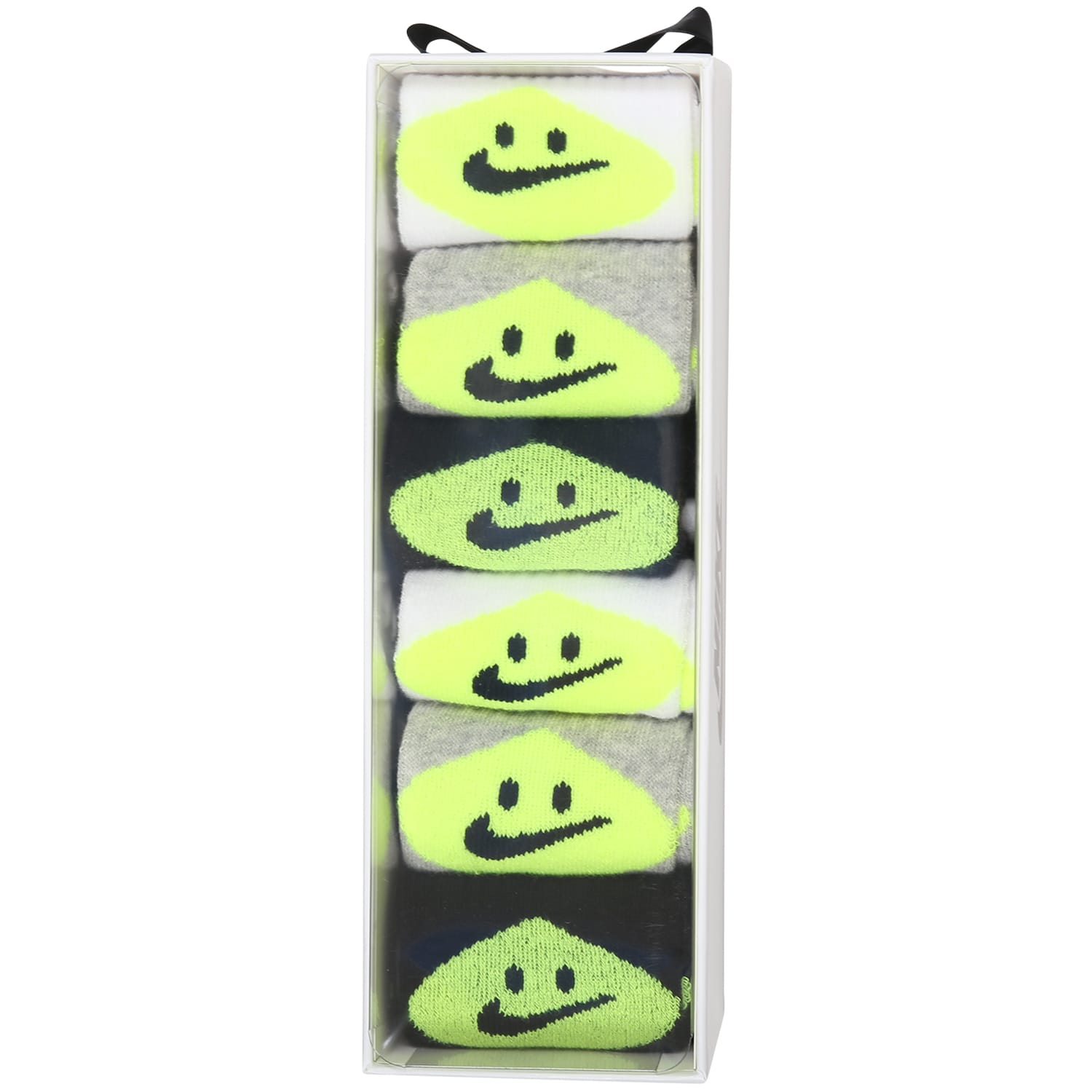 Nike Multicolor Set For Boy With Smiley In White