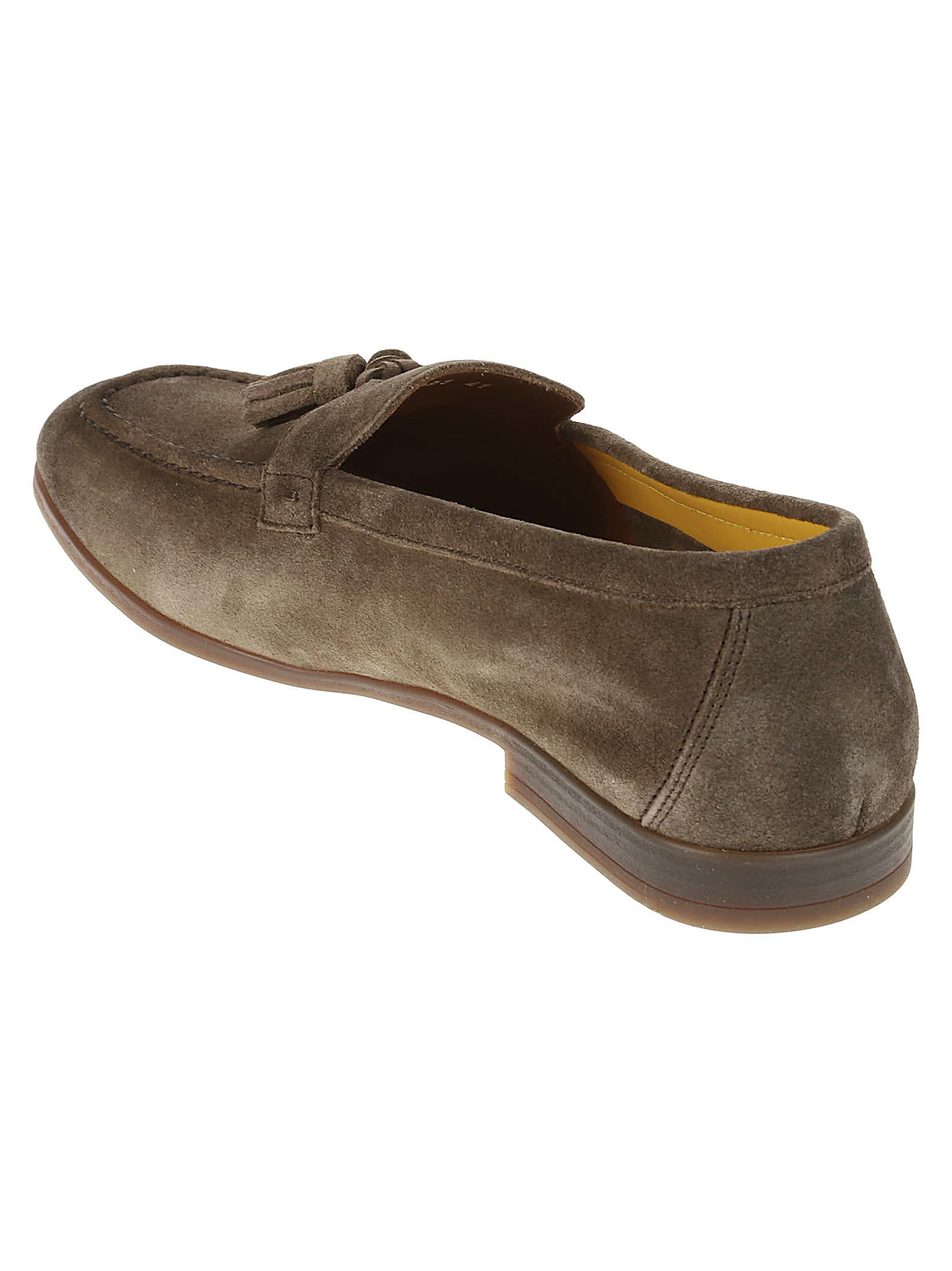 Shop Doucal's Tassel Loafer In Duke Caffe