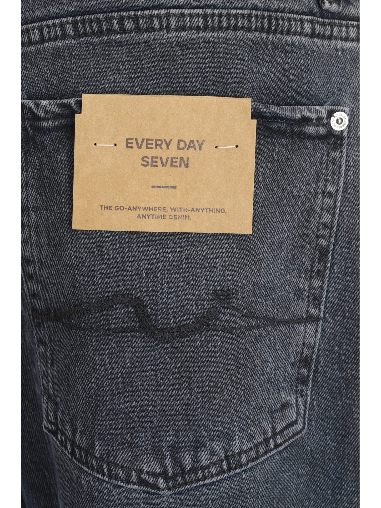 Shop 7 For All Mankind Jeans In Dark Blue