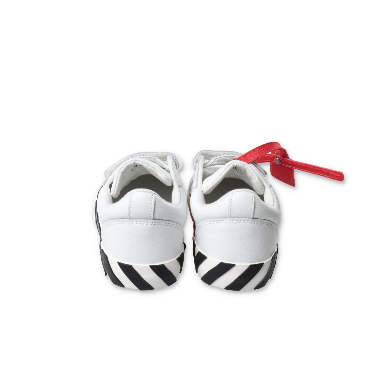 Shop Off-white Off White Sneakers Bianche In Pelle Di Vitello Bambino In Bianco