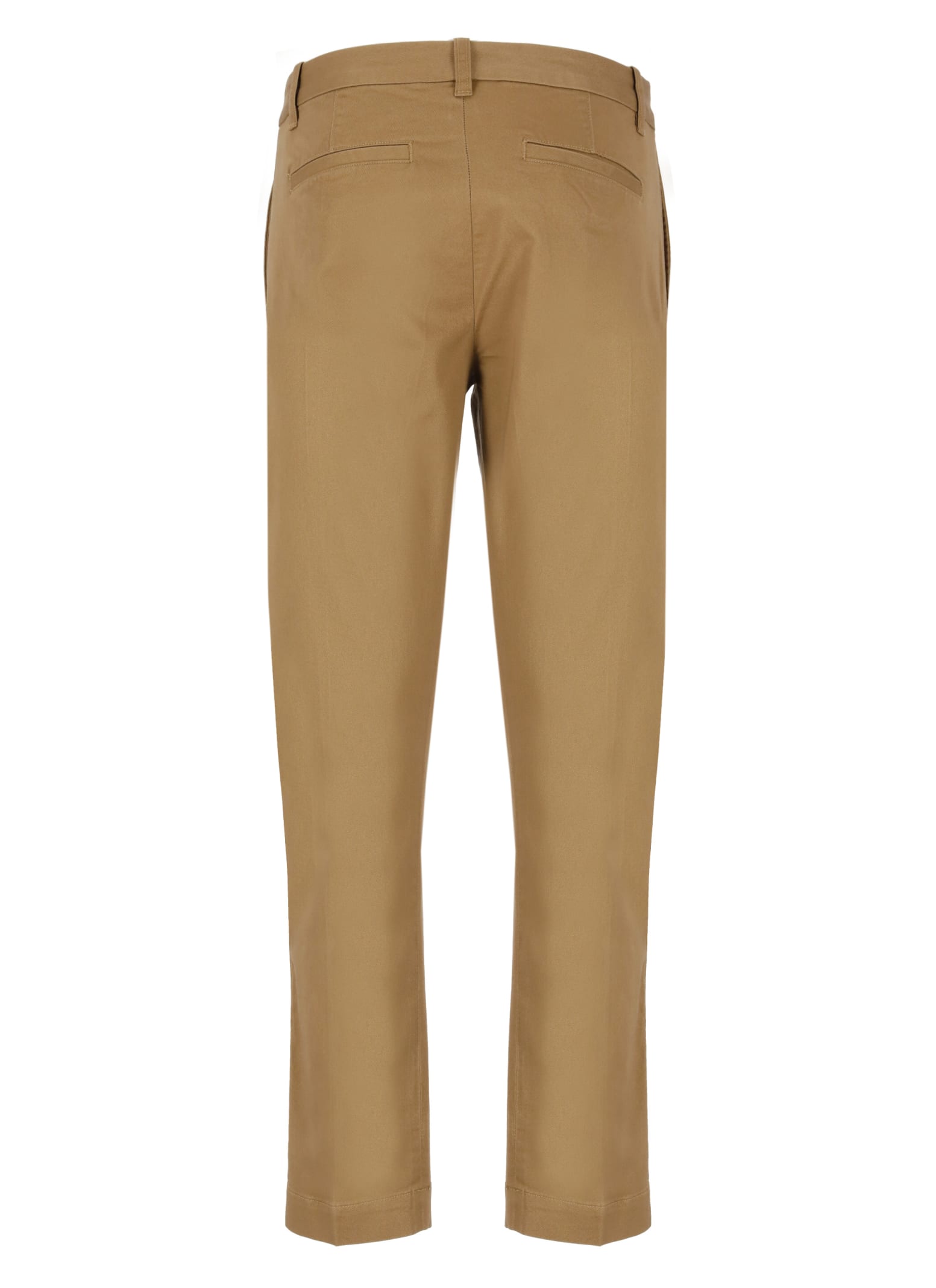 Shop Ralph Lauren Cotton Trousers In Brown